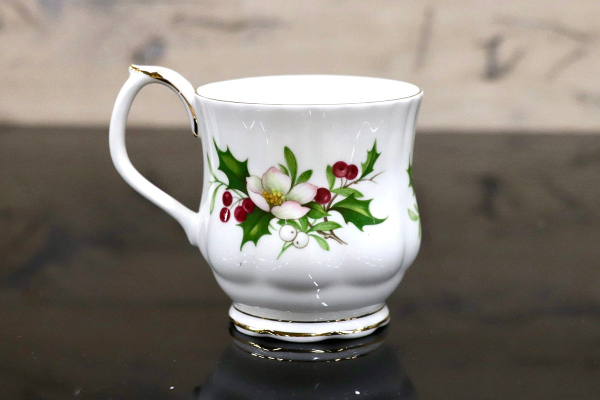 GMJO141Q◯ROYAL ALBERT / ロイヤルアルバート FLOWER OF THE MONTH フラワー オブ ザ マンス Bone China マグカップ 西洋 廃盤 稀少