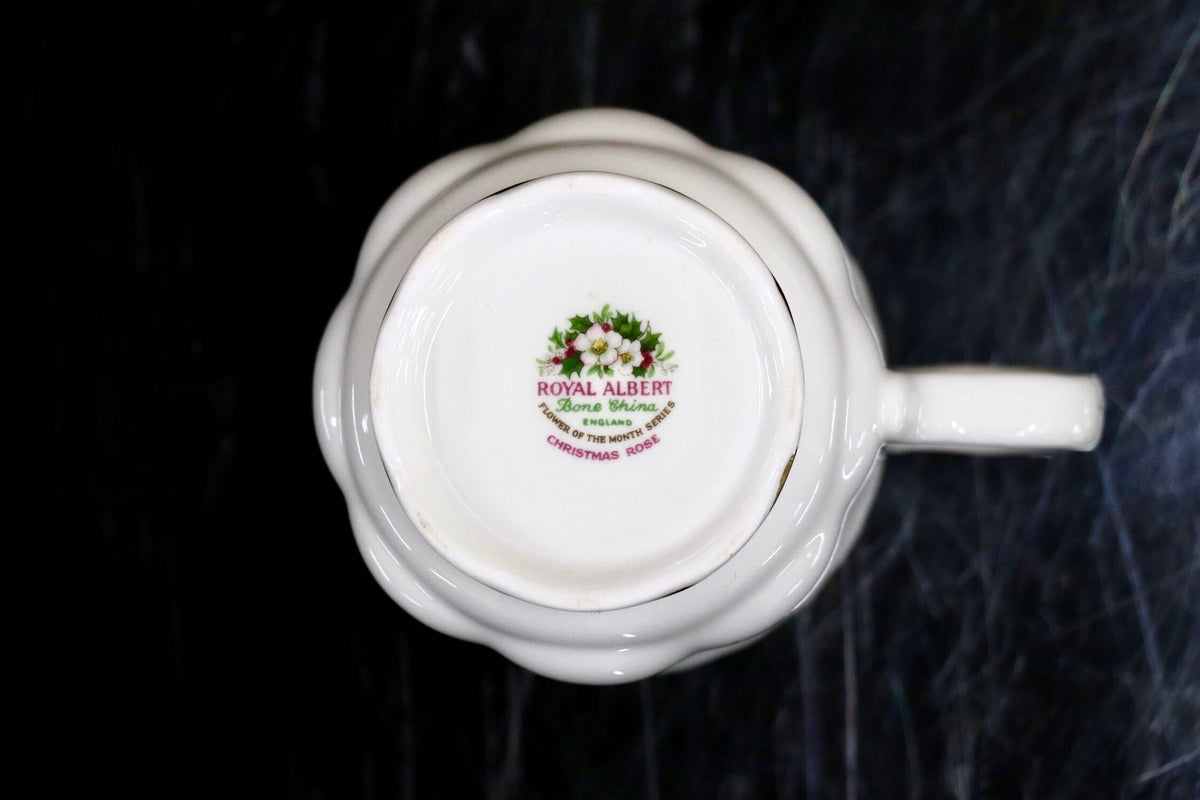 GMJO141Q◯ROYAL ALBERT / ロイヤルアルバート FLOWER OF THE MONTH フラワー オブ ザ マンス Bone China マグカップ 西洋 廃盤 稀少