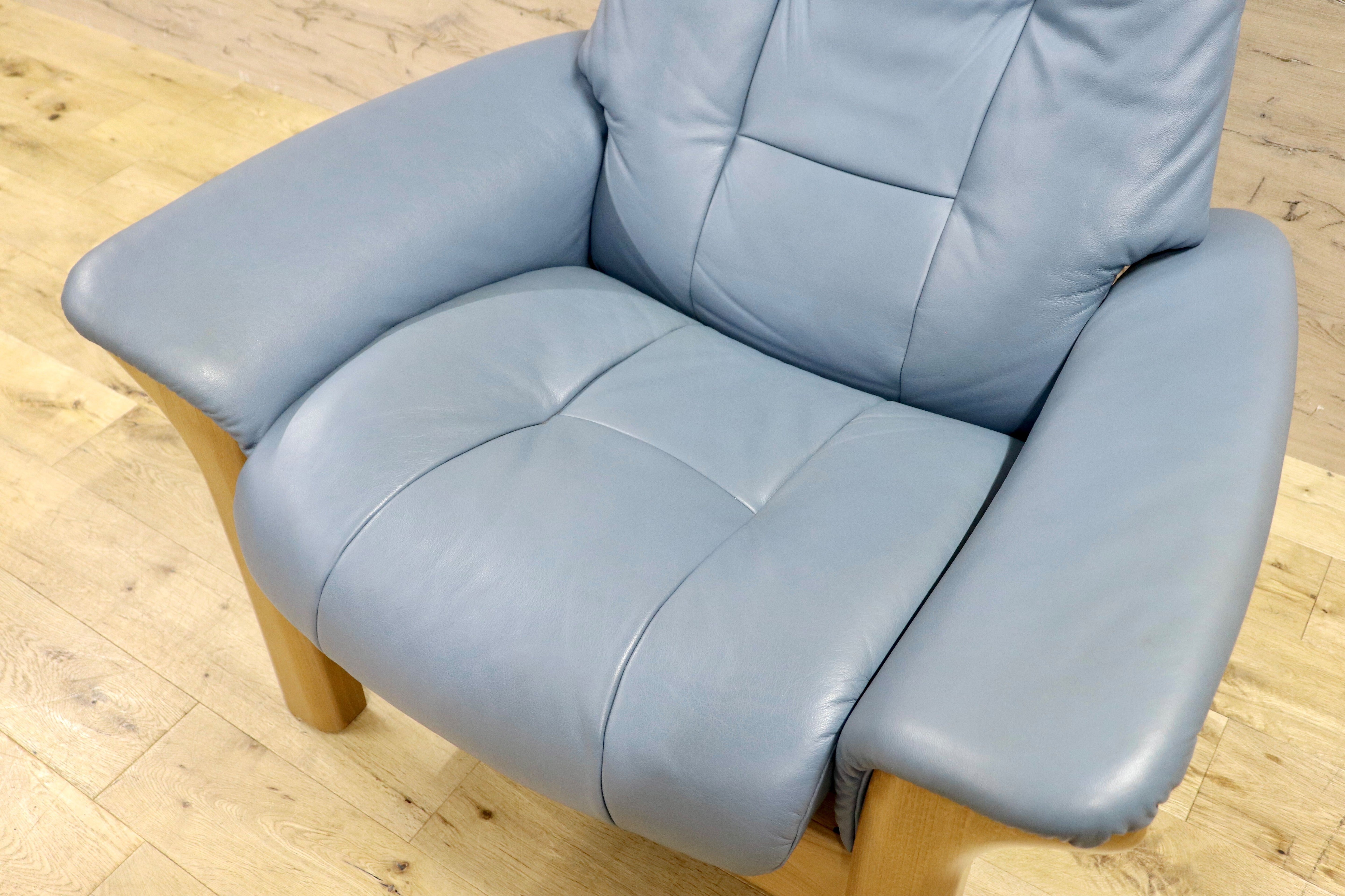 GMIS99○EKORNES / エコーネス ストレスレスチェア リクライニングチェア オットマン セット レザー 北欧 ノルウェー