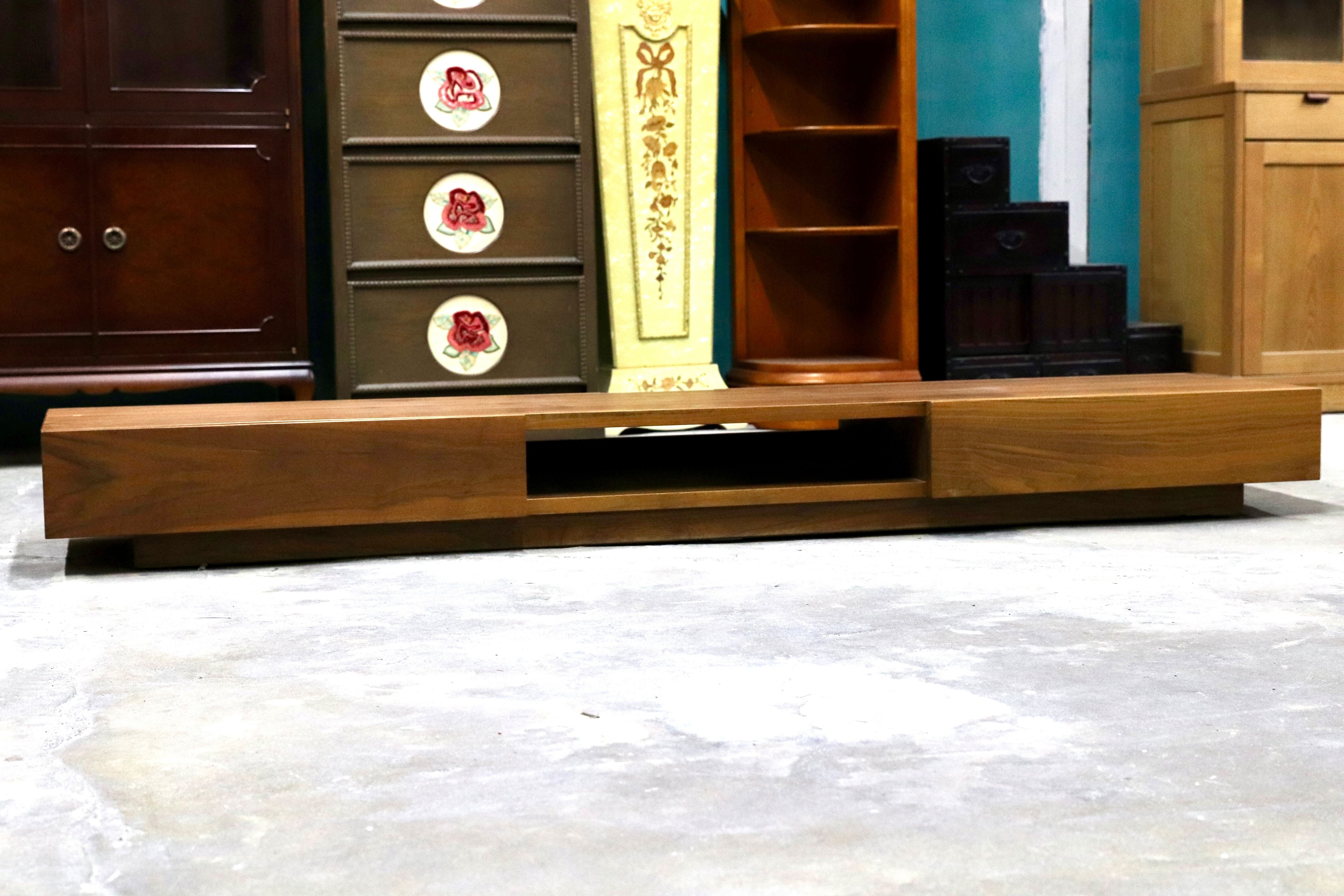 Guide-Maker ○ オーク×ウォールナット 無垢材 TVボード リビング TVボード