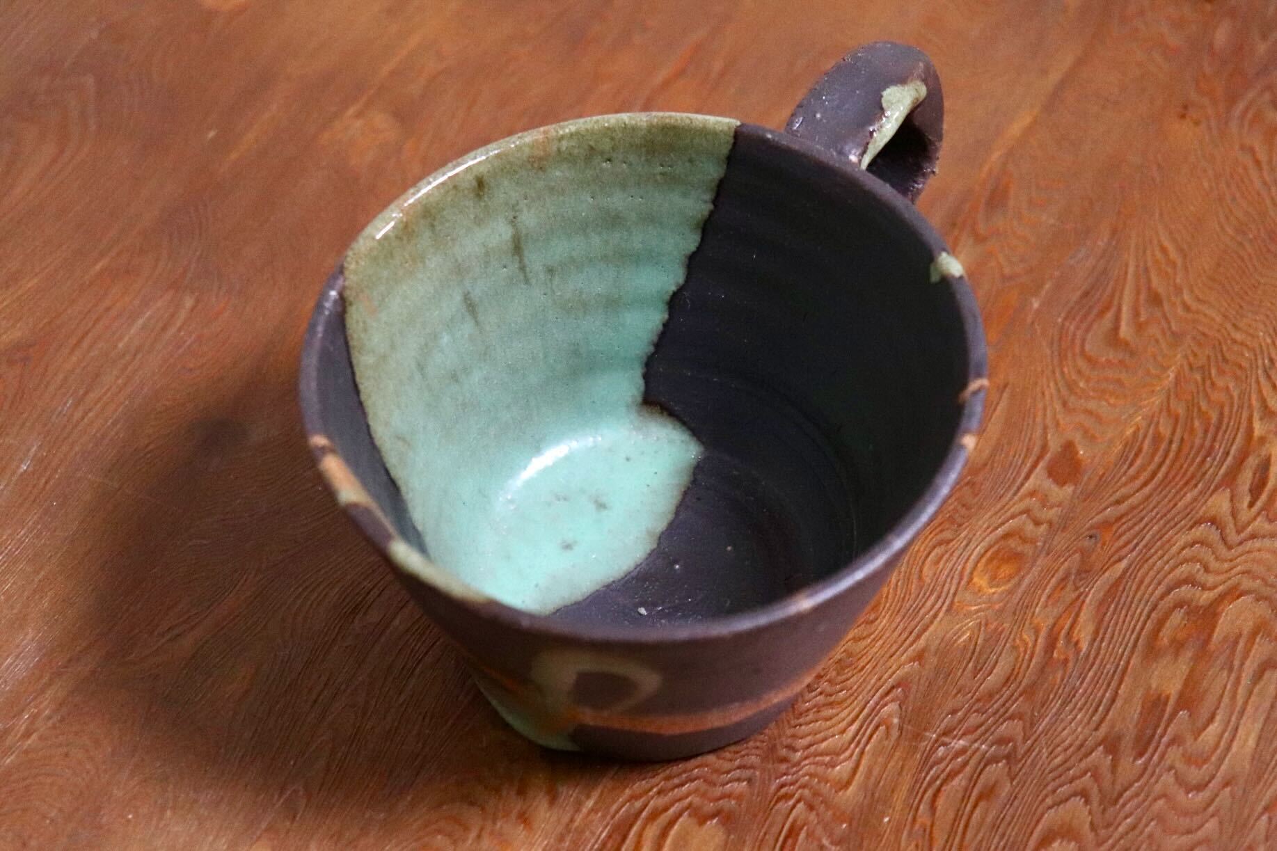 GMIO556A◯丹文窯 丹波焼 マグカップ 陶器 伝統工芸 丹波篠山 未使用