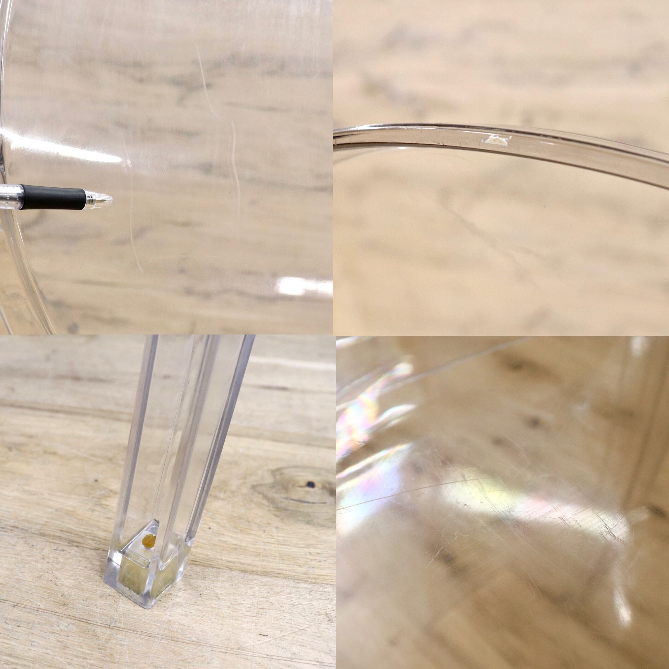 GMIK449○Kartell / カルテル LOUIS GHOST ルイゴースト スタッキングチェア ガーデンチェア 椅子 モダン