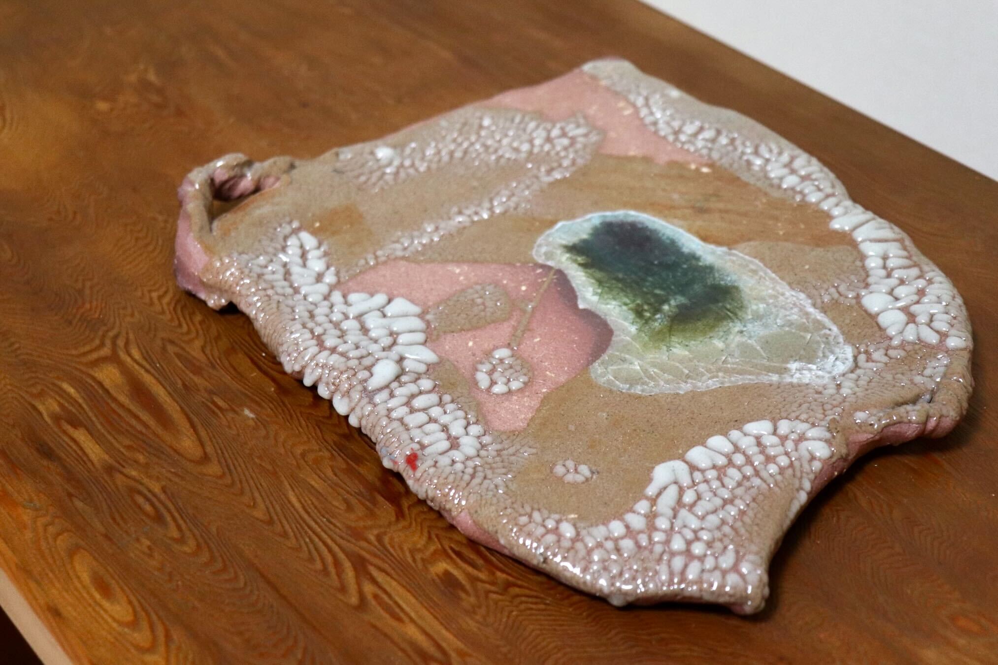 GMIO541B◯丹文窯 丹波焼 大皿 陶器 伝統工芸 丹波篠山 未使用