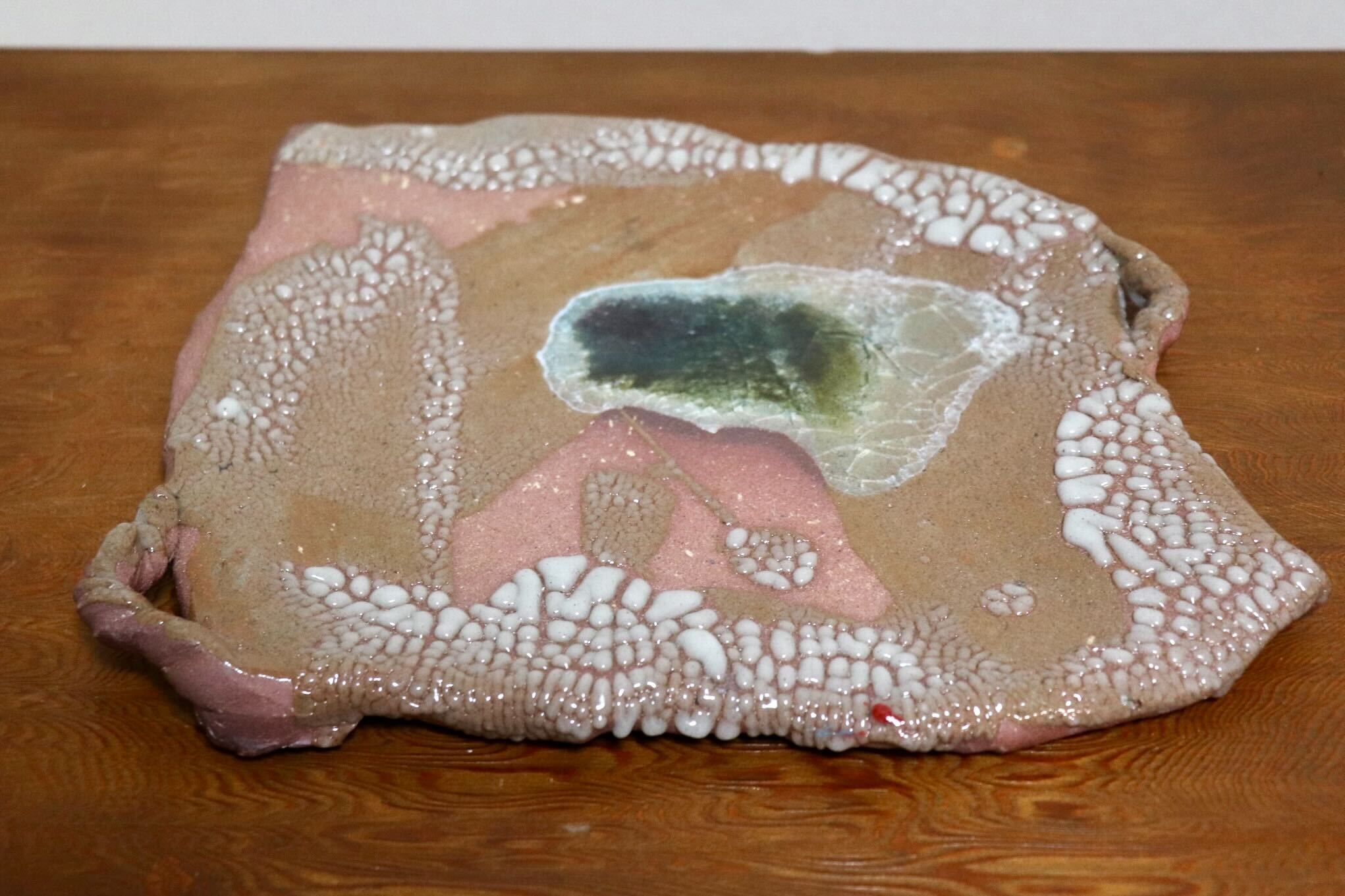 GMIO541B◯丹文窯 丹波焼 大皿 陶器 伝統工芸 丹波篠山 未使用