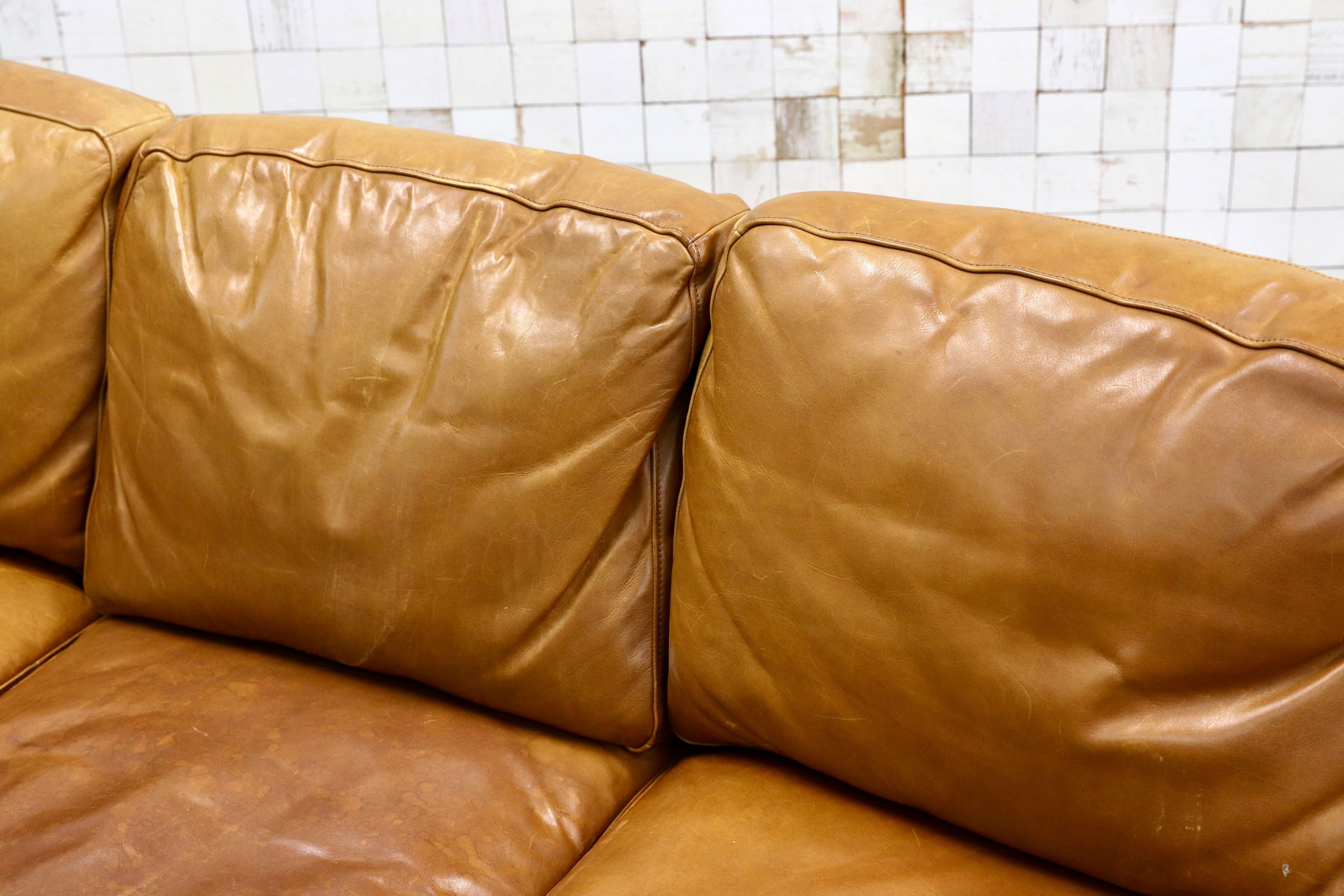 GMIK713○ACME FURNITURE / アクメファニチャー FRESNO SOFA 3P WIDE フレスノ 3人掛けソファ ヴィンテージ レザー 定価44万