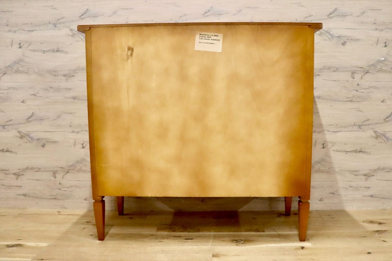 GMIK928○イタリア製 クラシック ヨーロピアン 3段チェスト 小物入れ 収納家具 サイドチェスト 輸入家具 西洋 アンティーク クラシック