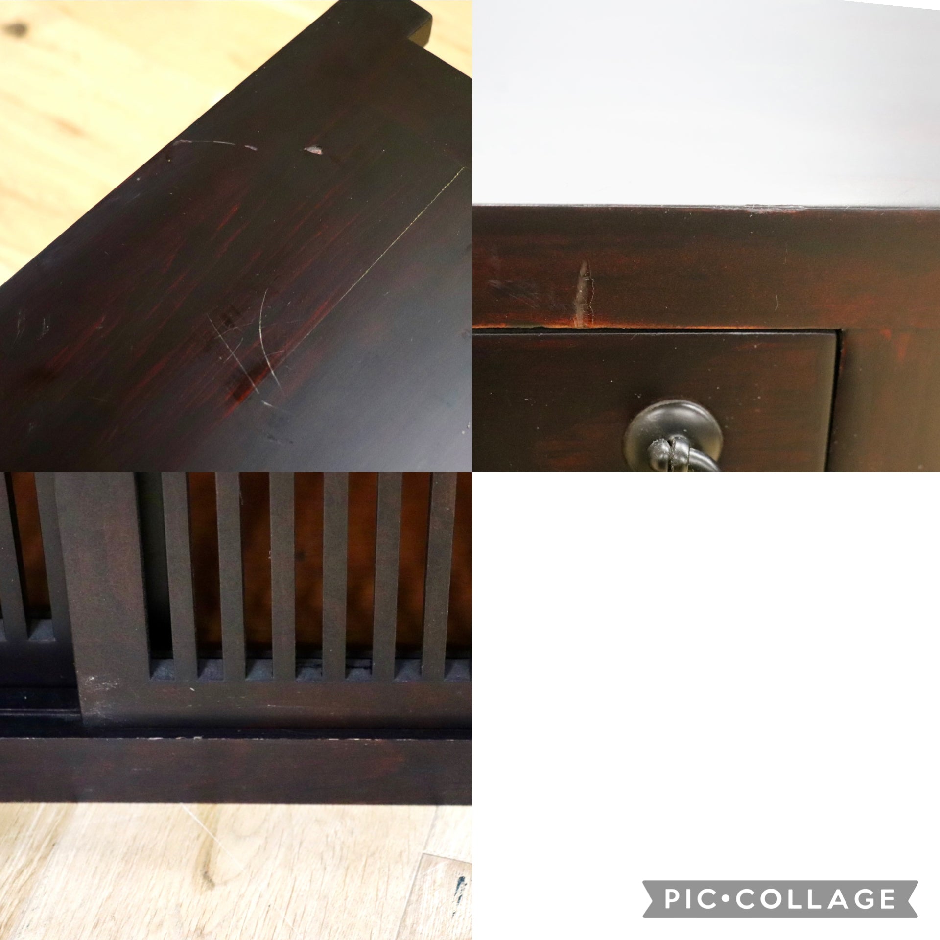 GMJO72K○卓上茶箪笥 格子戸棚 小水屋 卓上引き戸棚 キャビネット 引き出し 収納家具 和家具 和室 古民家 和モダン レトロ アンティーク
