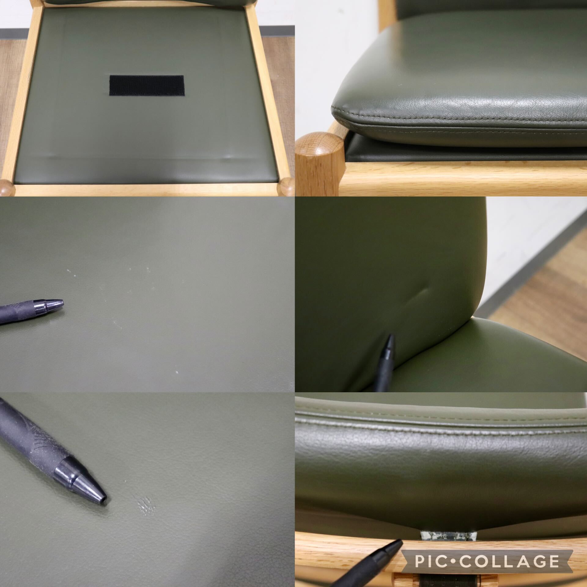 GMIH25B○匠工芸 / TAKUM Jazz ダイニングチェア 椅子 チェア 国産家具 オーク無垢材 本革 グリーン 北海道 検）カンディハウス