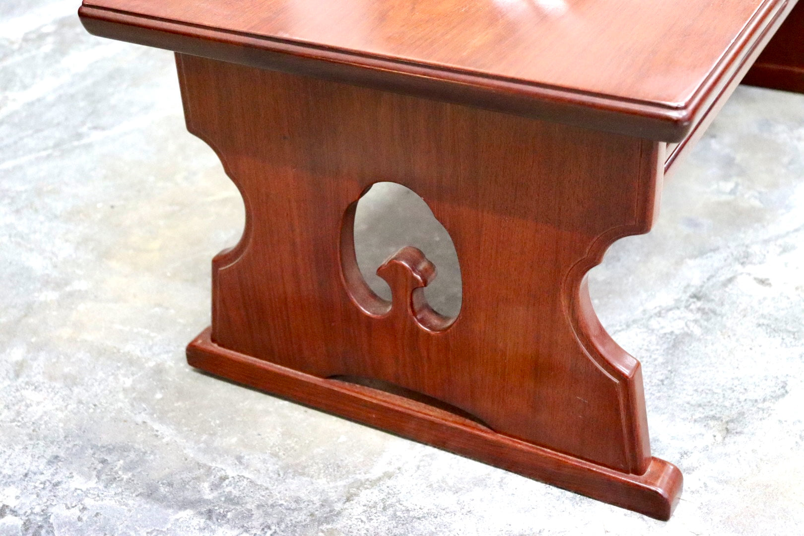GMJK61A○karimoku / カリモク ローテーブル 座卓 文机 木製 和家具 昭和レトロ 唐木 和モダン 古民家 座敷机 国産家具 パソコンデスク