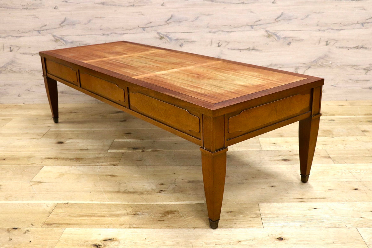 GMJK472◯DREXEL HERITAGE / ドレクセルヘリテイジ Triune トライユン センターテーブル ローテーブル マホガニー材 クラシック 定価約21万