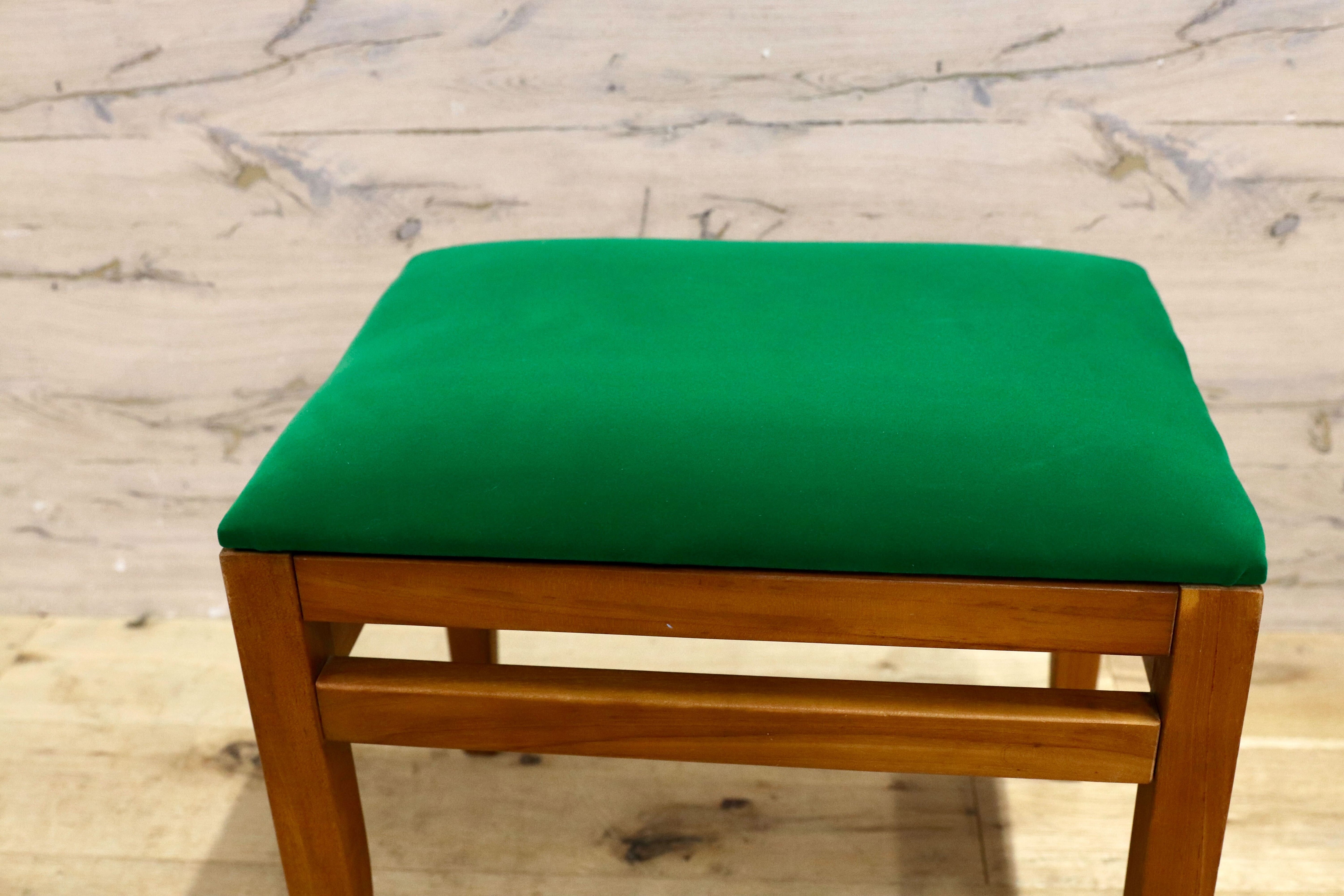 GMIK487○SCANTEAK / スキャンティーク フットスツール スツール チェア 椅子 チーク材 北欧スタイル 廃番 張替え品