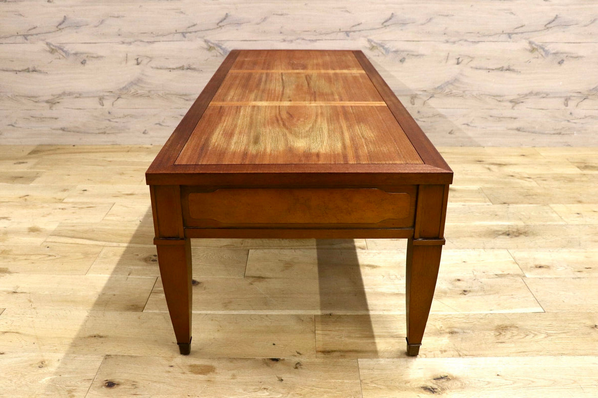 GMJK472◯DREXEL HERITAGE / ドレクセルヘリテイジ Triune トライユン センターテーブル ローテーブル マホガニー材 クラシック 定価約21万