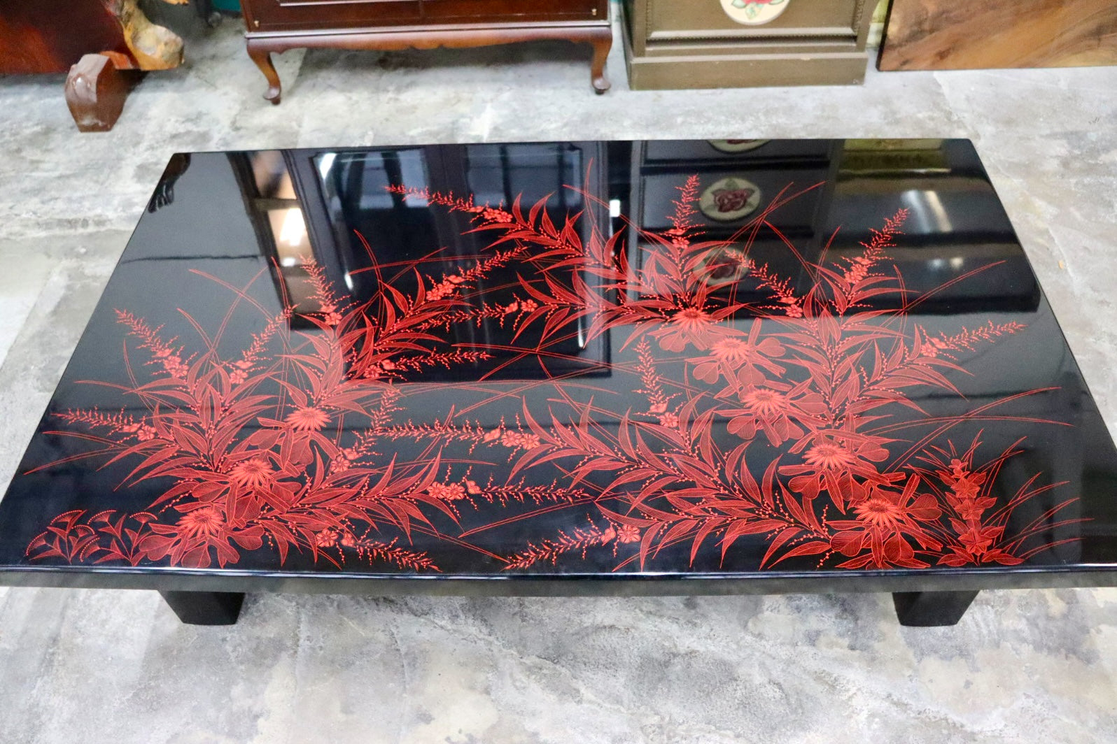 GMJK56○漆塗り 座卓 ローテーブル センターテーブル 伝統工芸 和家具