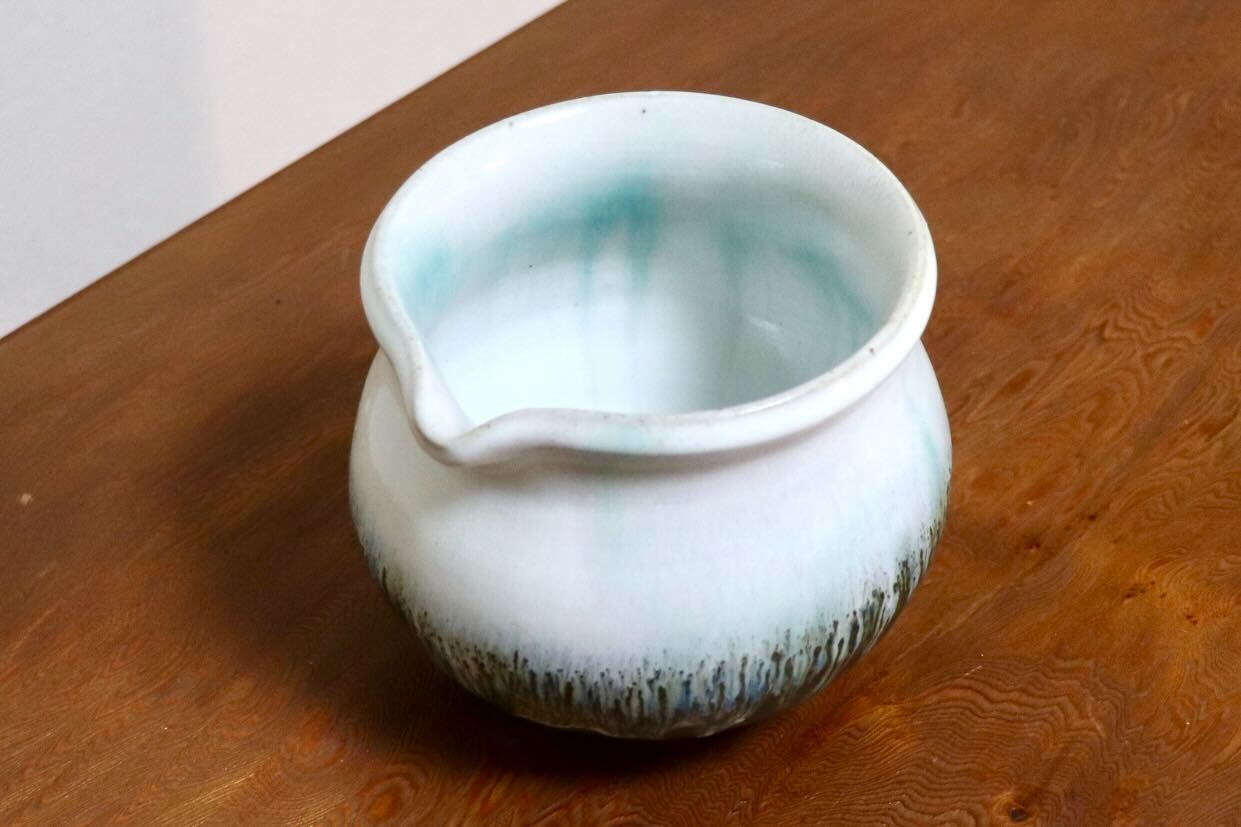 GMIO534A◯丹文窯 丹波焼 片口 ピッチャー 取手付き 陶器 伝統工芸 丹波篠山 未使用