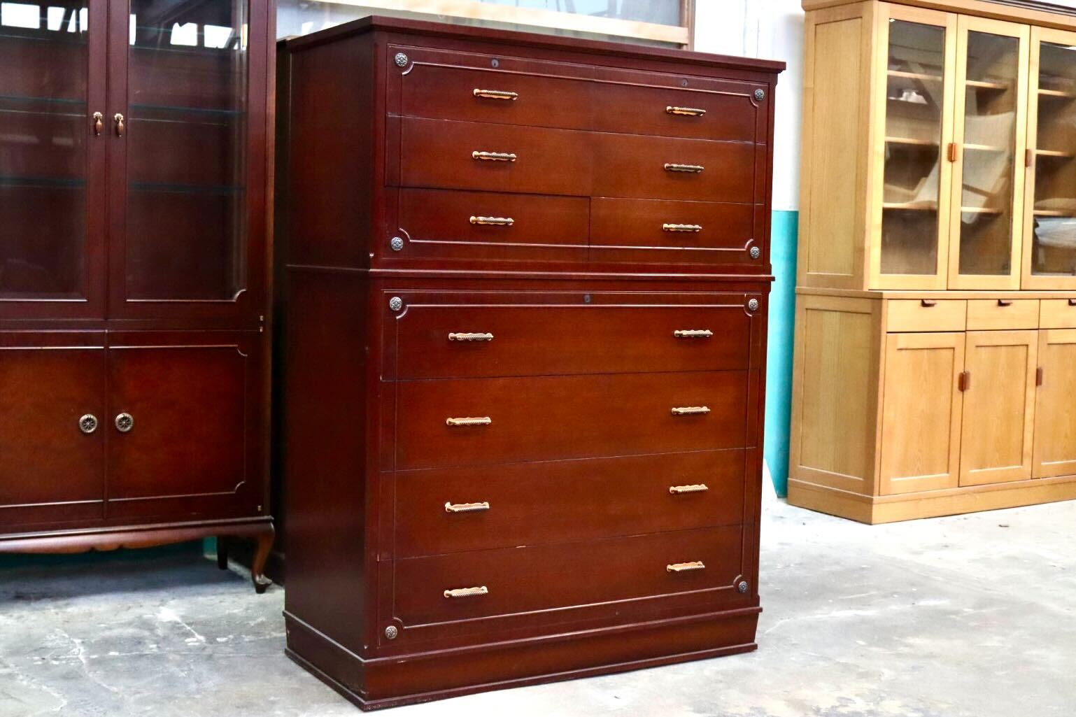 GMFT330○メープル不二屋 神戸家具 洋家具 4段チェスト 洋服タンス 整 メープル不二屋