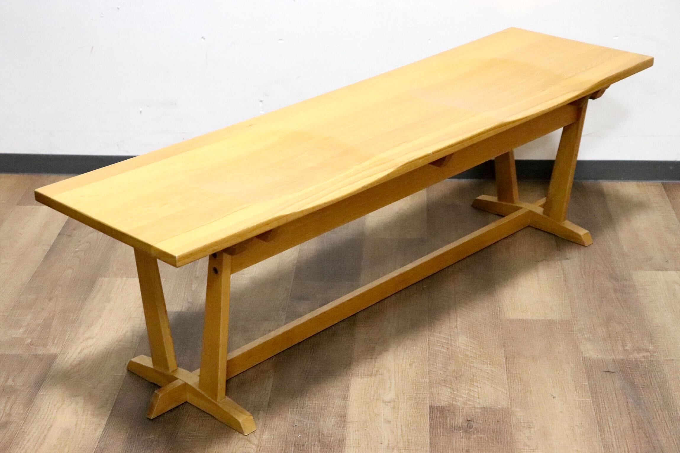 GMHN132A○北欧スタイル ダイニングベンチ ダイニングチェア 長椅子 ベンチ 腰掛け 椅子 木製 シンプル ナチュラル モダン カントリー