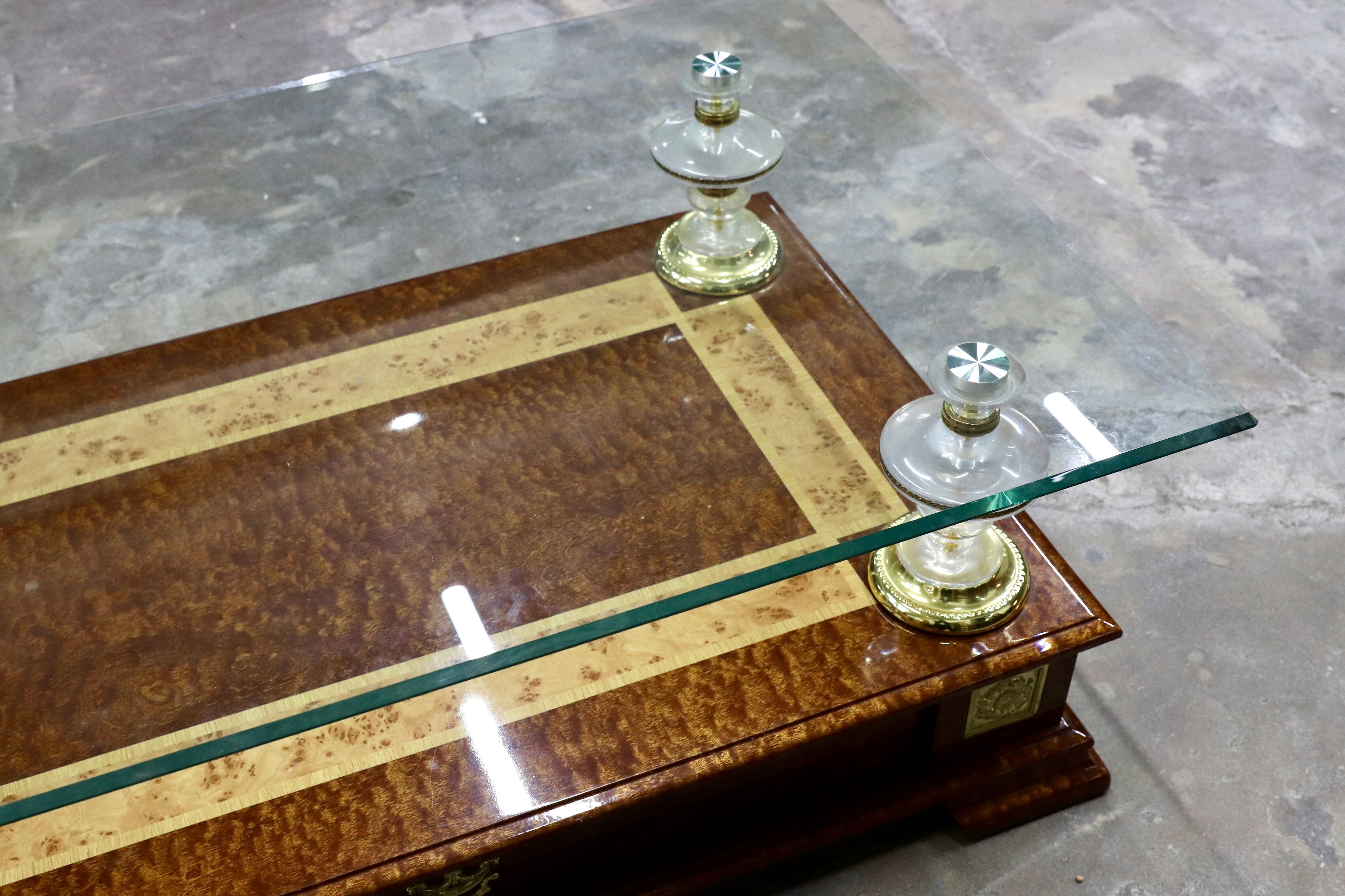 GMIK721○ラグジュアリー モダン センターテーブル リビングテーブル ガラステーブル 西洋 クラシック 応接机