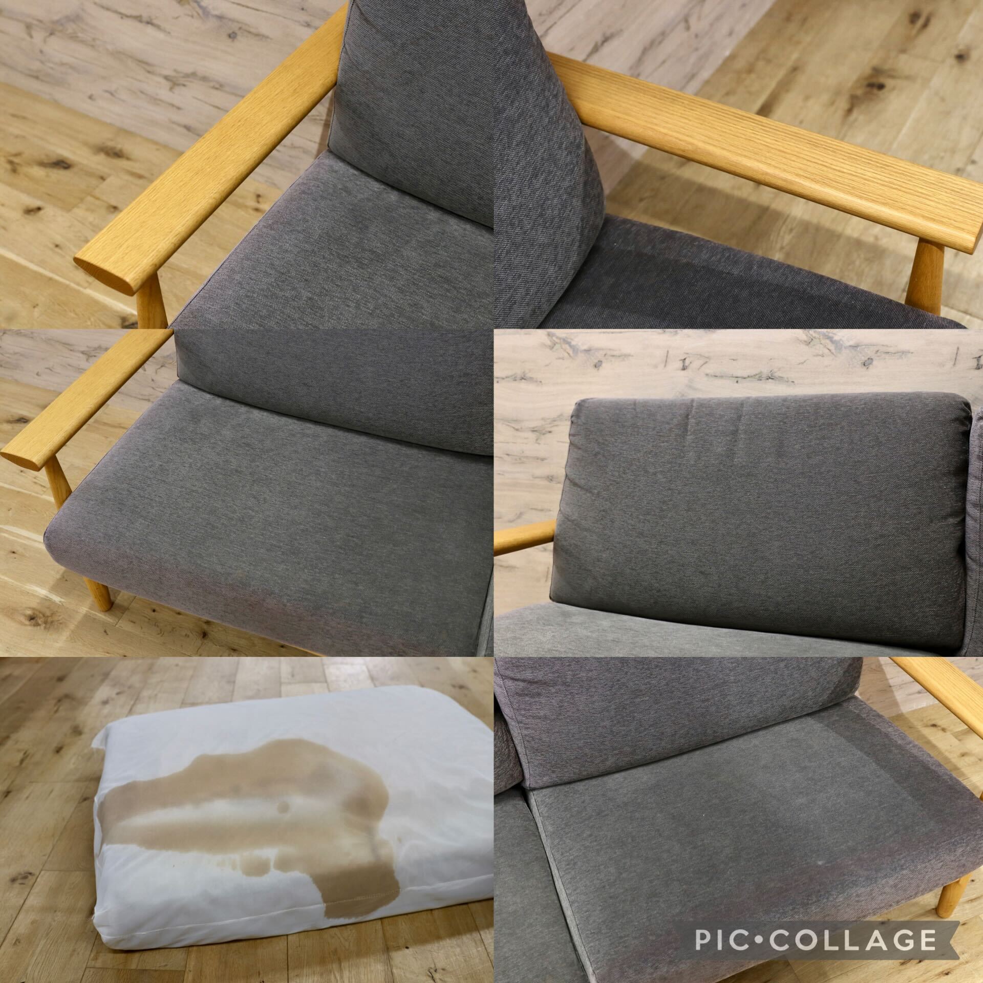 GMIK845○柏木工 / KASHIWA シガーロ 飛騨家具 3人掛けソファ トリプルソファ オーク材 ファブリック