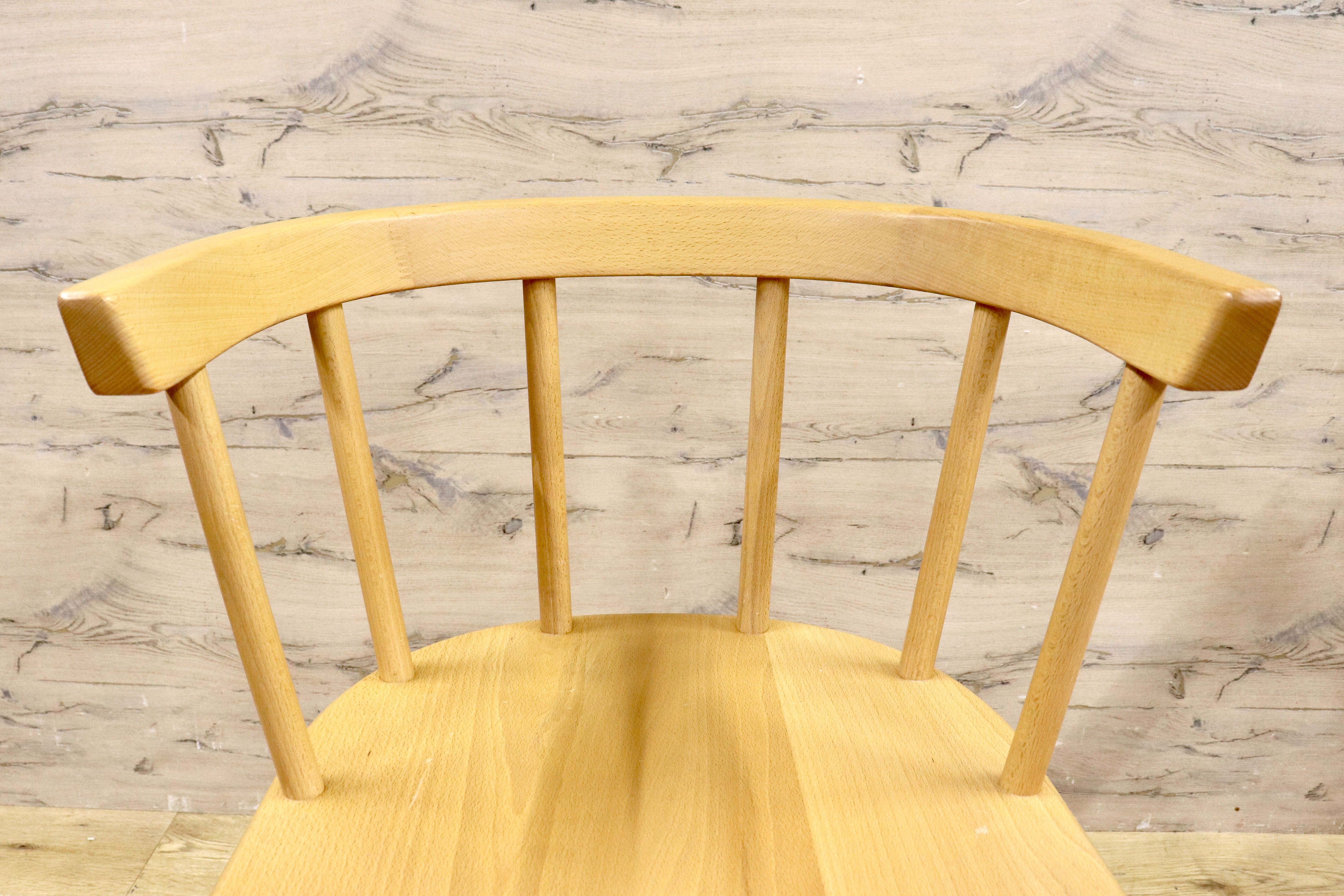 GMIH263D○KINOSHITA / キノシタ calore ダイニングチェア 2脚セット セミアームチェア 椅子 シンプル ナチュラル 木製家具 北欧スタイル