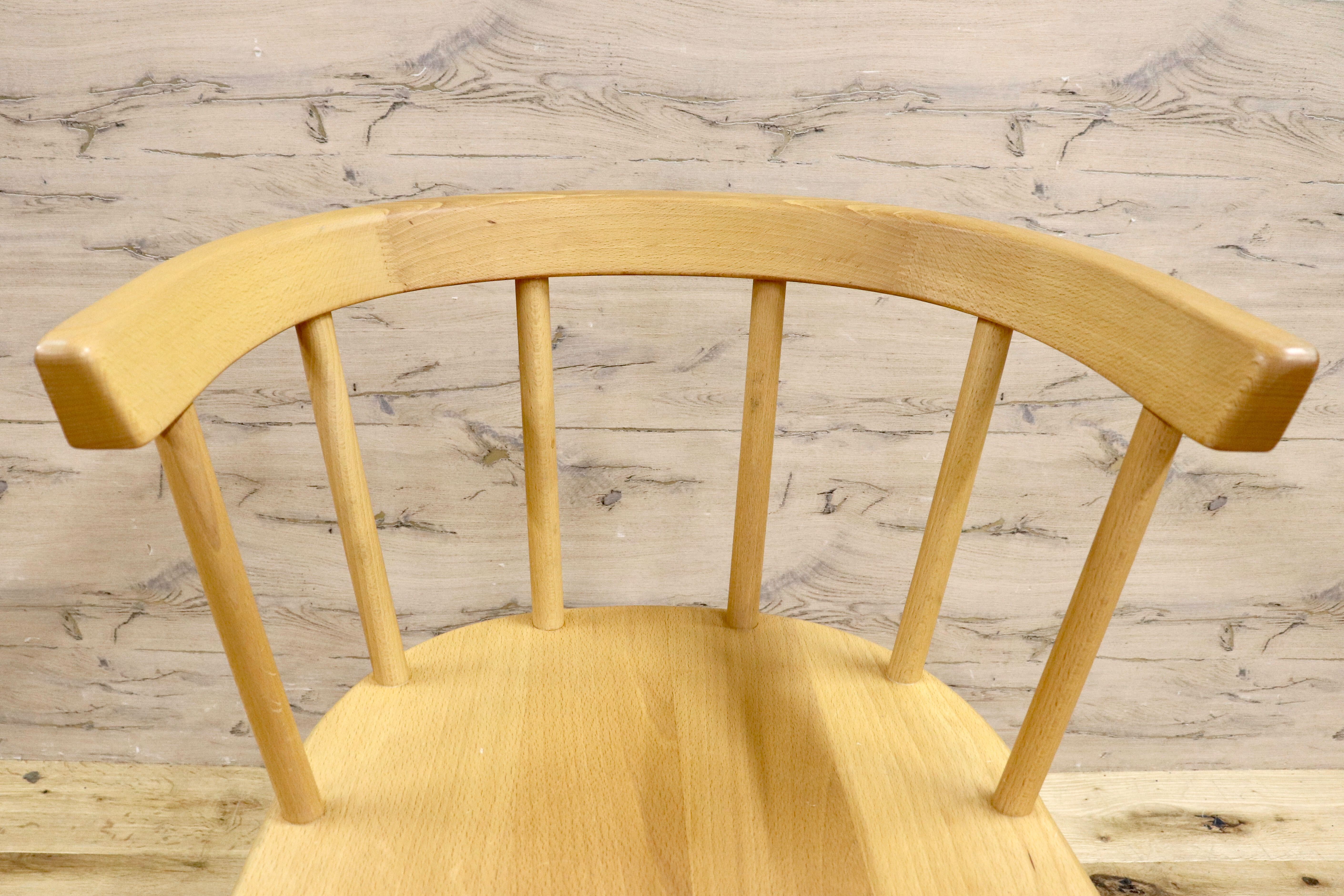 GMIH263D○KINOSHITA / キノシタ calore ダイニングチェア 2脚セット セミアームチェア 椅子 シンプル ナチュラル 木製家具 北欧スタイル