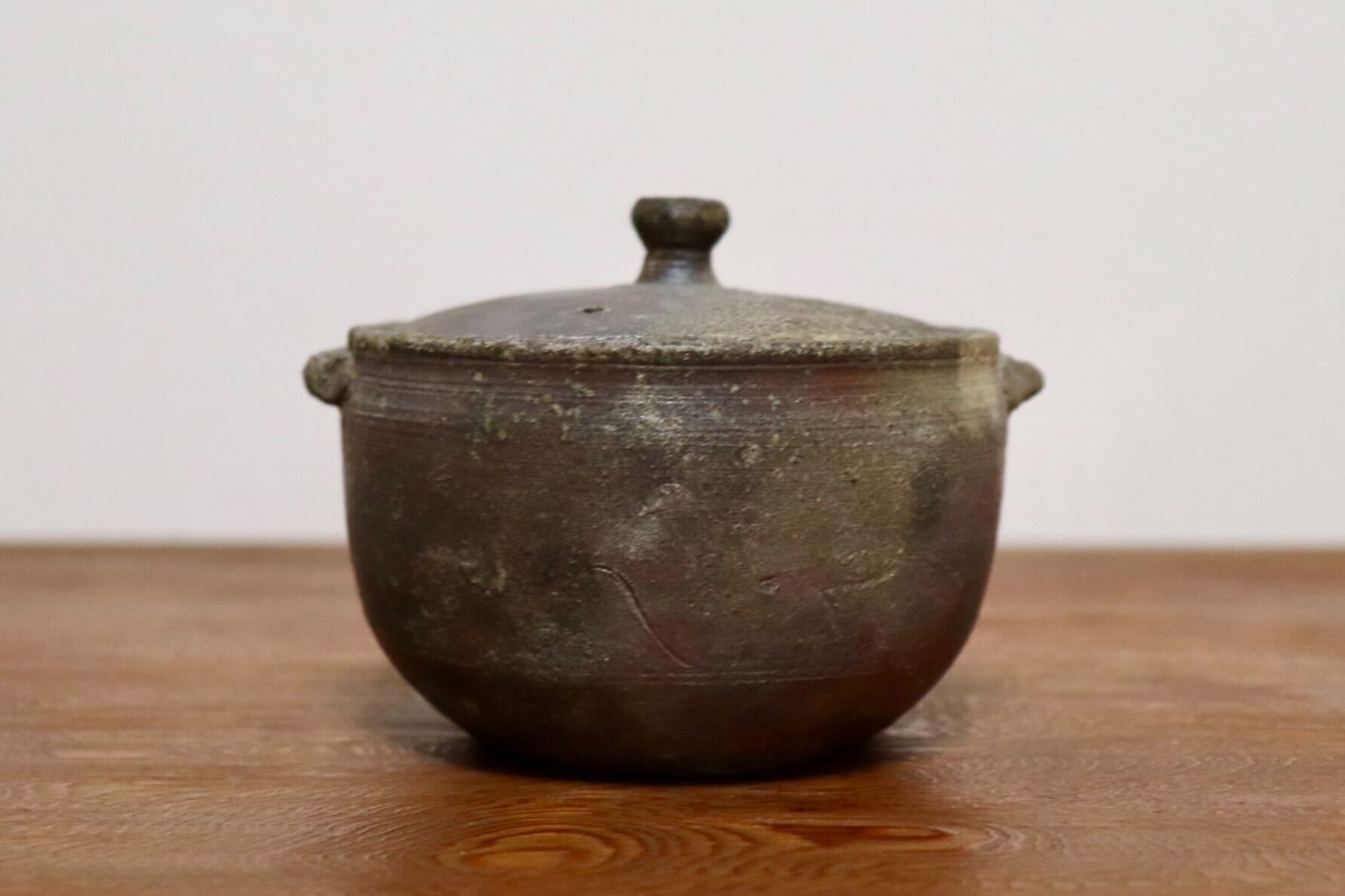 GMIO533A◯丹文窯 丹波焼 焼きしめ急須 宝瓶 煎茶道具 茶器 陶器 伝統工芸 丹波篠山 未使用