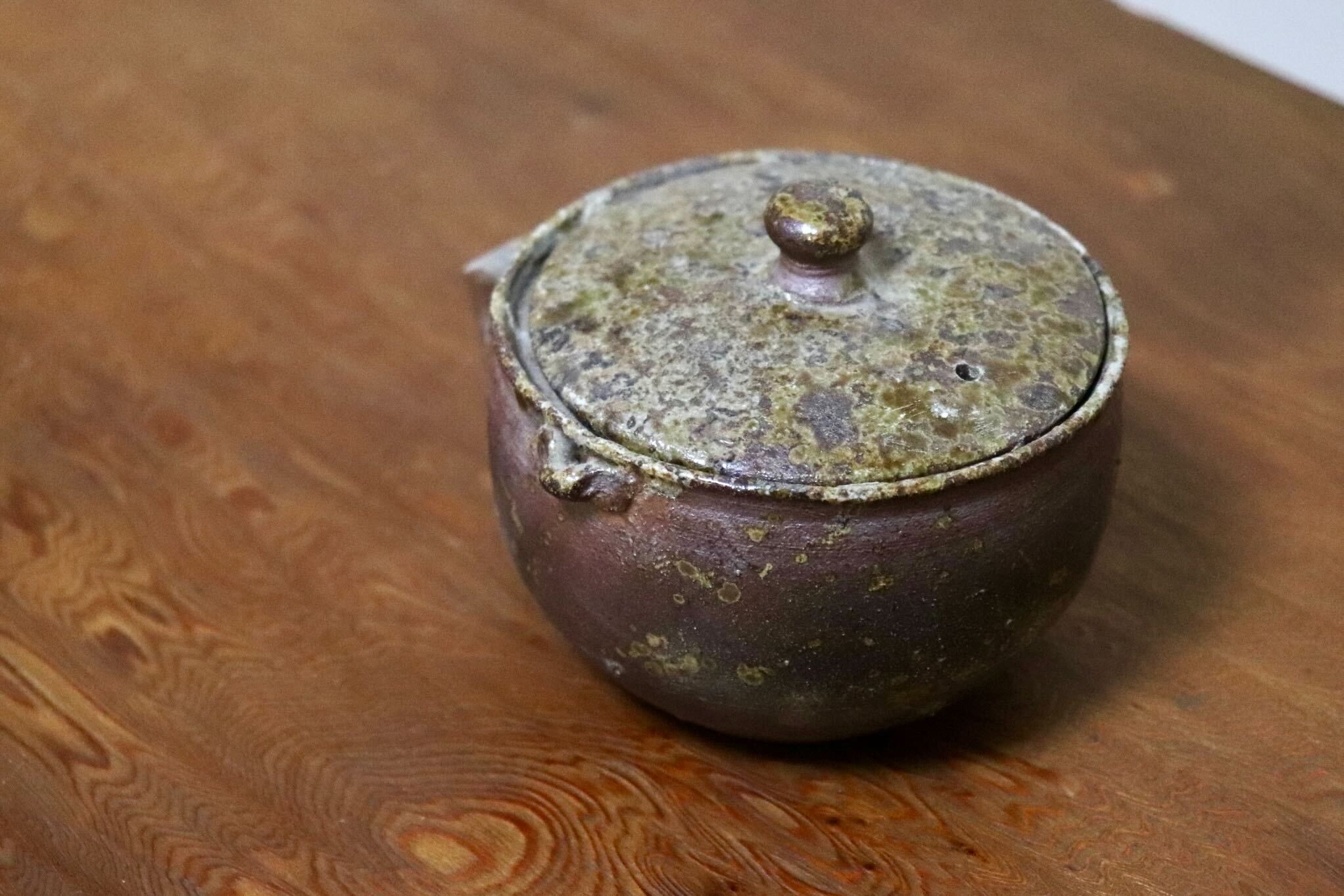 GMIO533B◯丹文窯 丹波焼 焼きしめ急須 宝瓶 煎茶道具 茶器 陶器 伝統工芸 丹波篠山 未使用