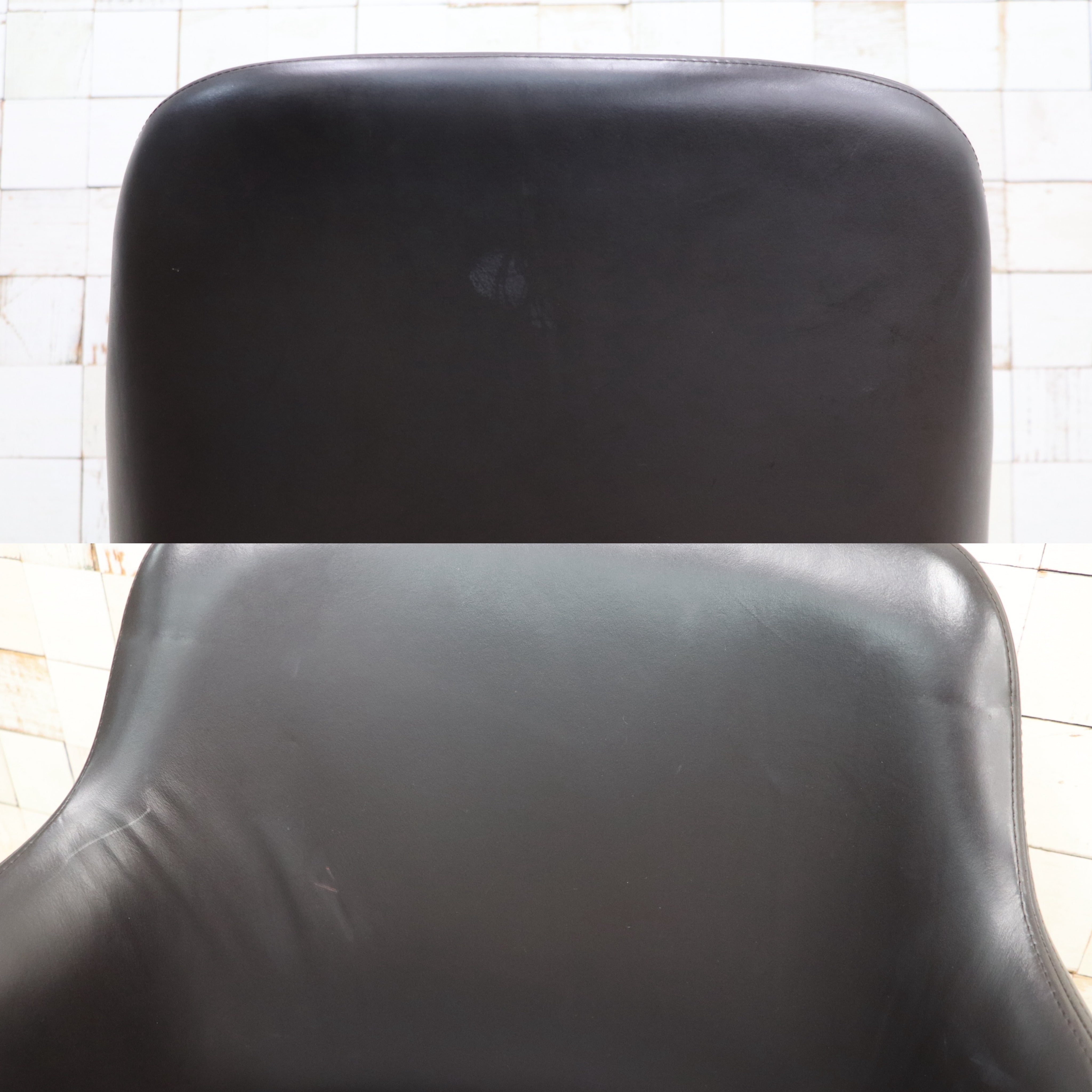 GMJK293D○Poliform / ポリフォーム ACTUS アクタス SOPHIE ソフィー アームチェア ダイニングチェア 椅子 本革 無垢材 イタリア 約35万円