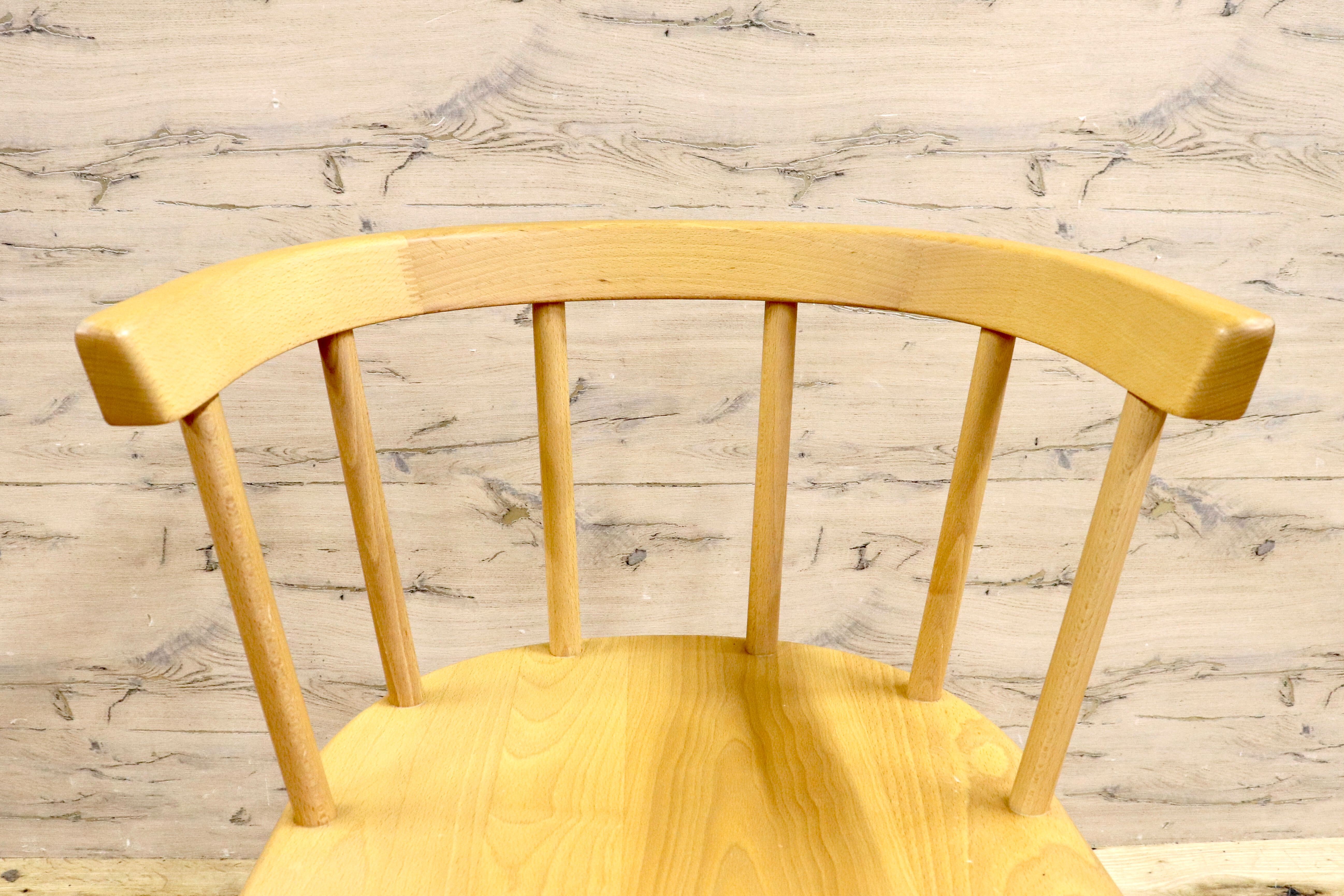 GMIH263F○KINOSHITA / キノシタ calore ダイニングチェア 2脚セット セミアームチェア 椅子 シンプル ナチュラル 木製家具 北欧スタイル