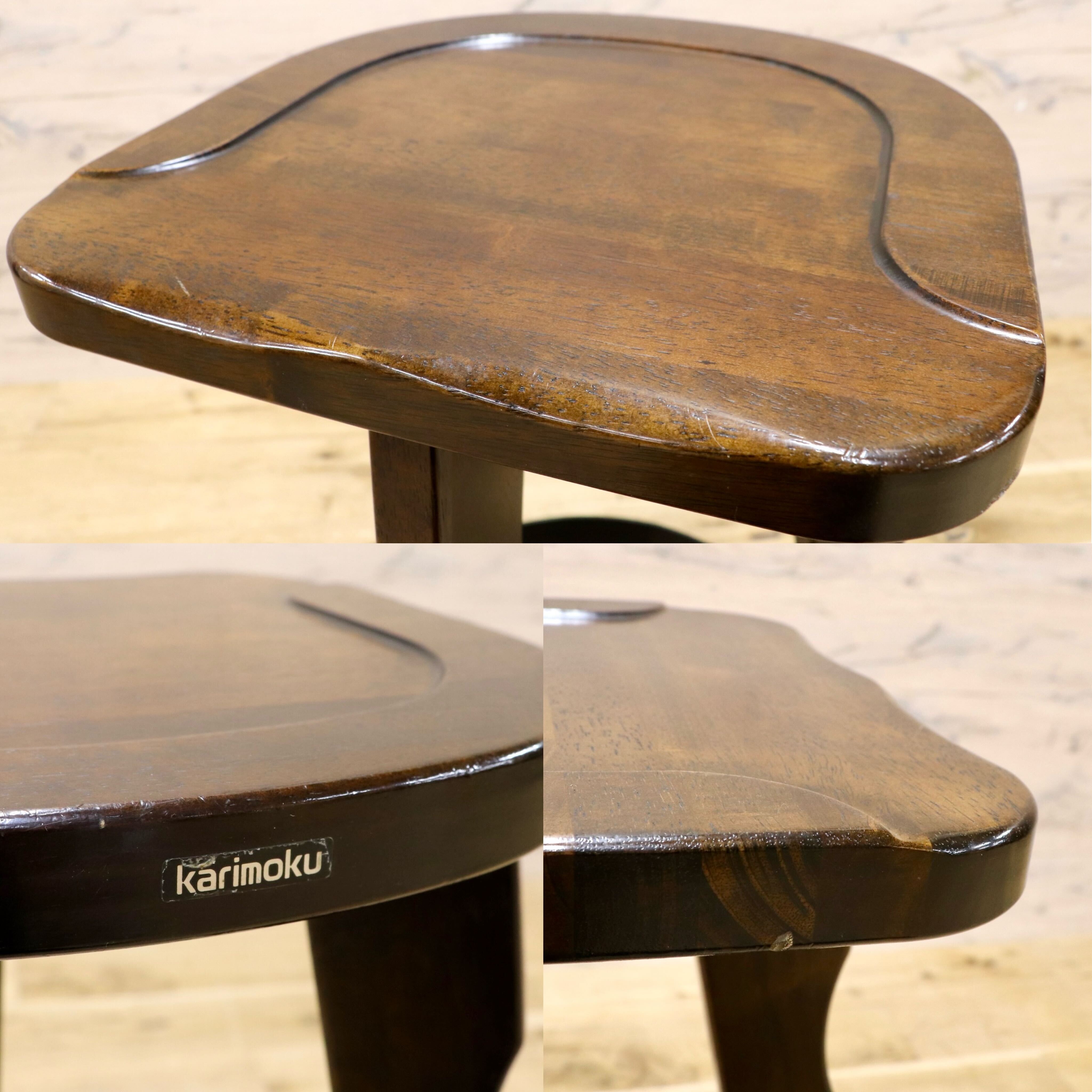 GMIK952B○karimoku / カリモク RUSTIC ルスティック ハイスツール カウンターチェア バースツール 椅子 ヴィンテージ 国産家具