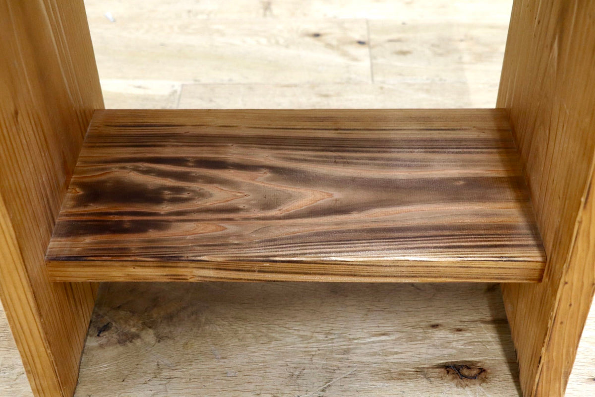 GMJK463A◯梅里竹芸 Umezato Bamboo Craft 竹家具 スツール 花台 ディスプレイラック 工芸品 バンブー 宮崎 高級 健康椅子
