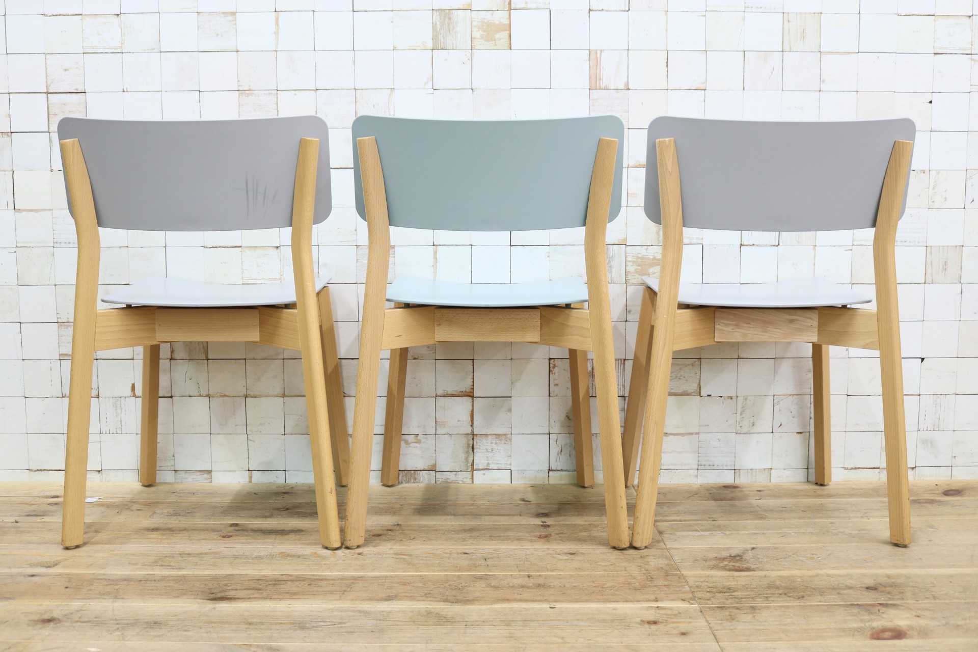GMJK213A◯KOKUYO / コクヨ Plocka プロッカ スタッキングチェア ミーティングチェア ダイニングチェア 椅子 3脚セット オフィス 北欧