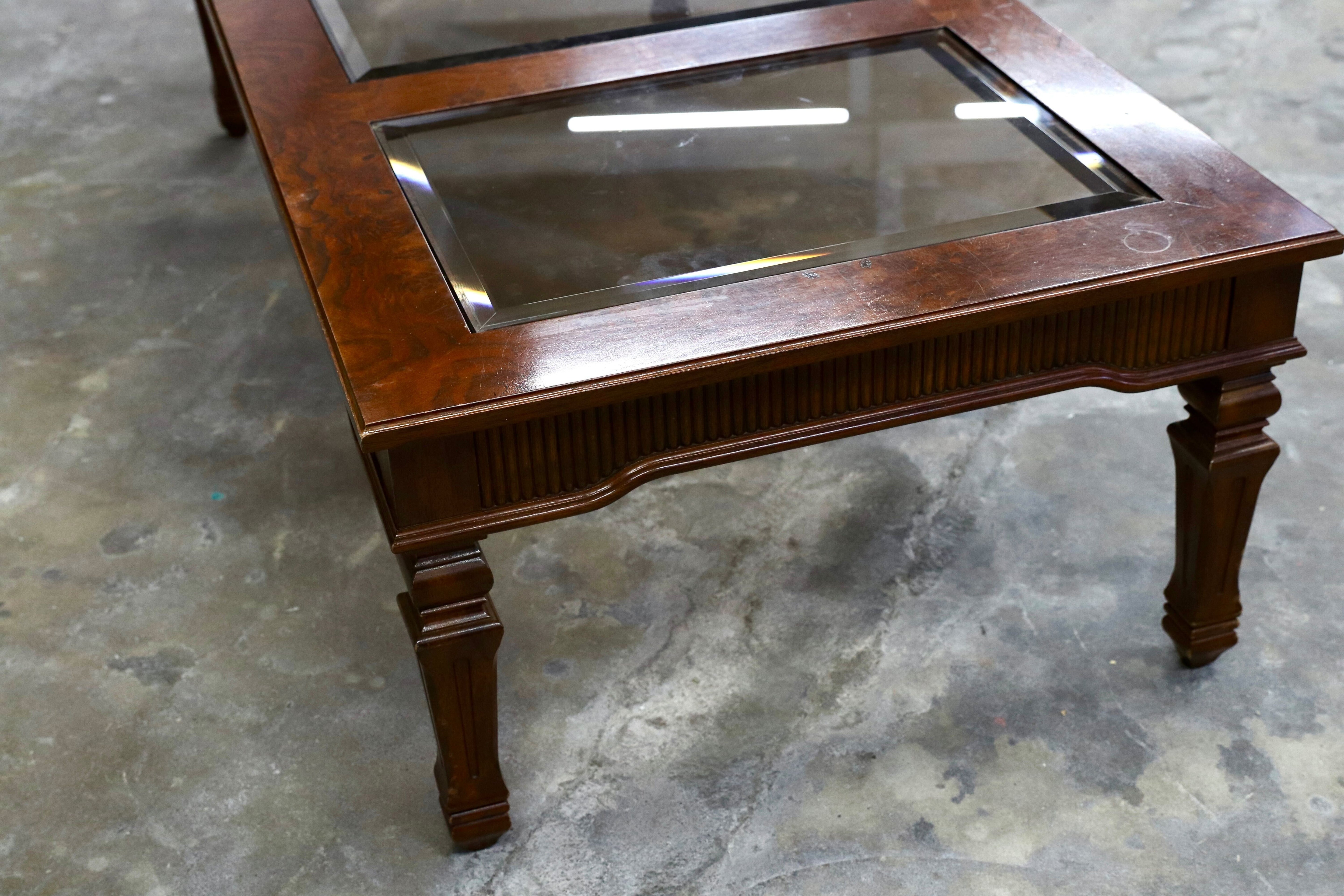 GMIK675○DREXEL HERITAGE / ドレクセルヘリテイジ キャメオクラシックス リビングテーブル センターテーブル 応接机 アンティーク 稀少