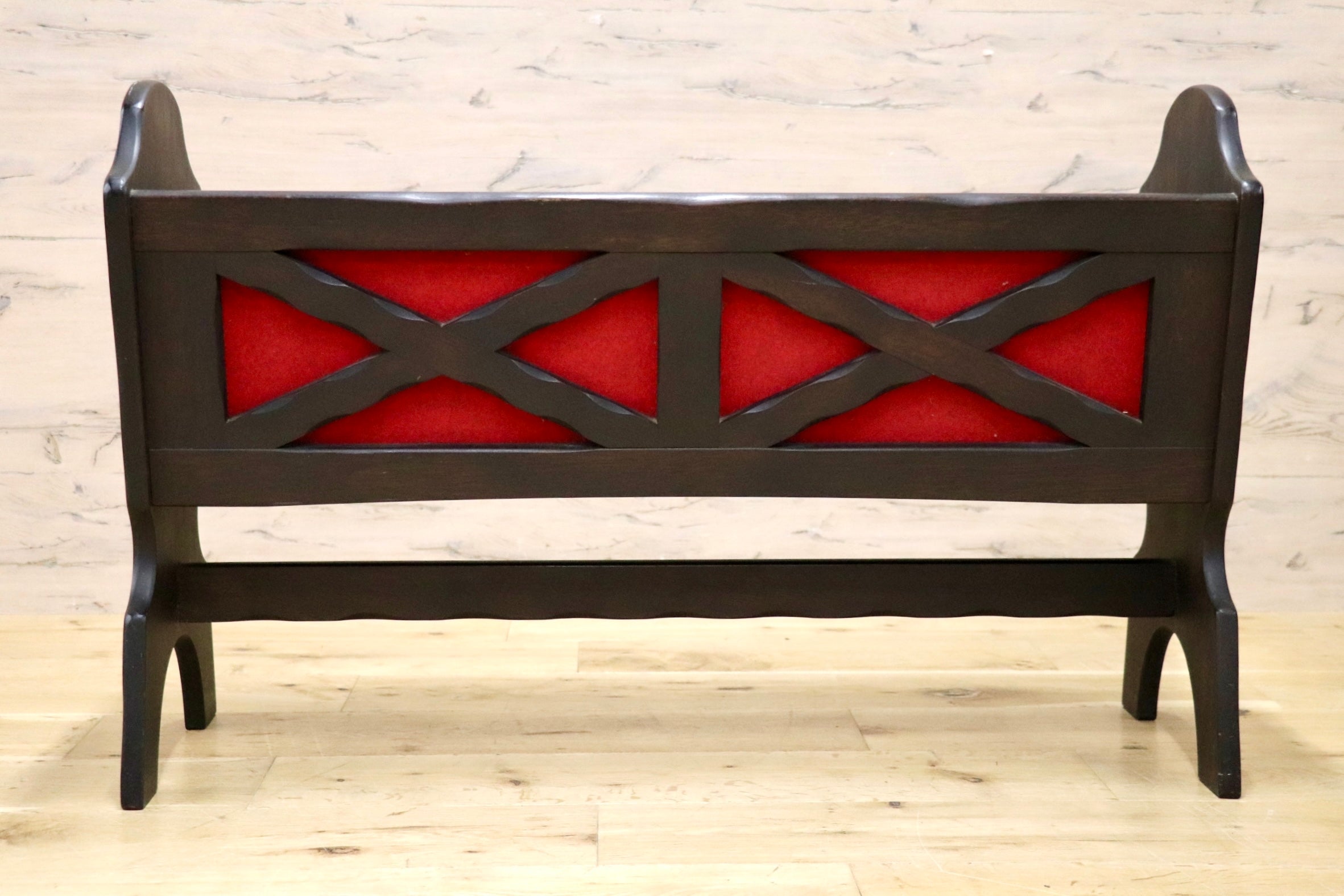 GMJH226○karimoku / カリモク オールドカリモク RUSTIC ルスティック プランター フラワースタンド 脚付き鉢カバー レトロ 国産家具