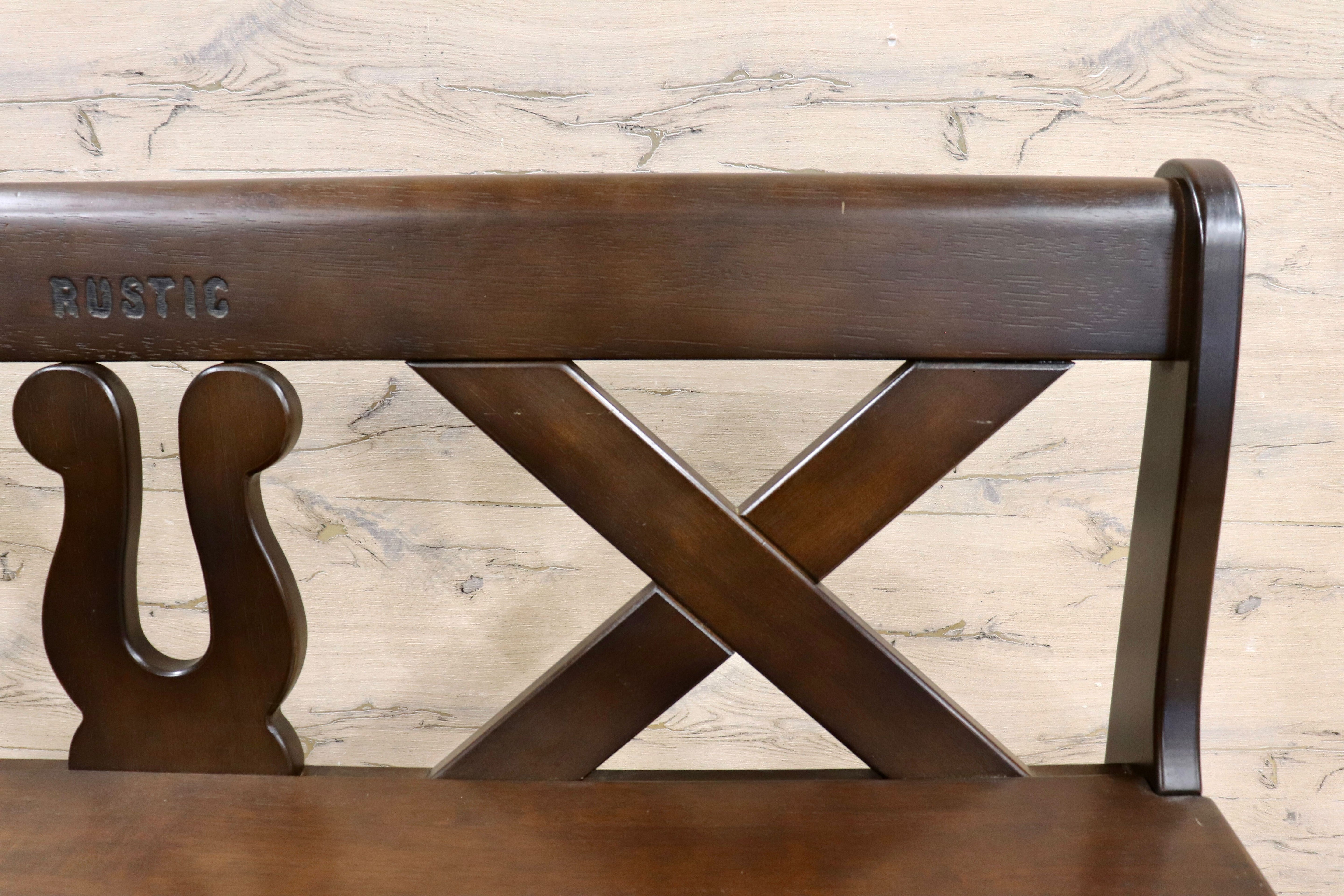 GMIH261D○karimoku / カリモク RUSTIC ルスティック ベンチ ダイニングチェア 椅子 レトロ カントリー 人気廃番 国産家具