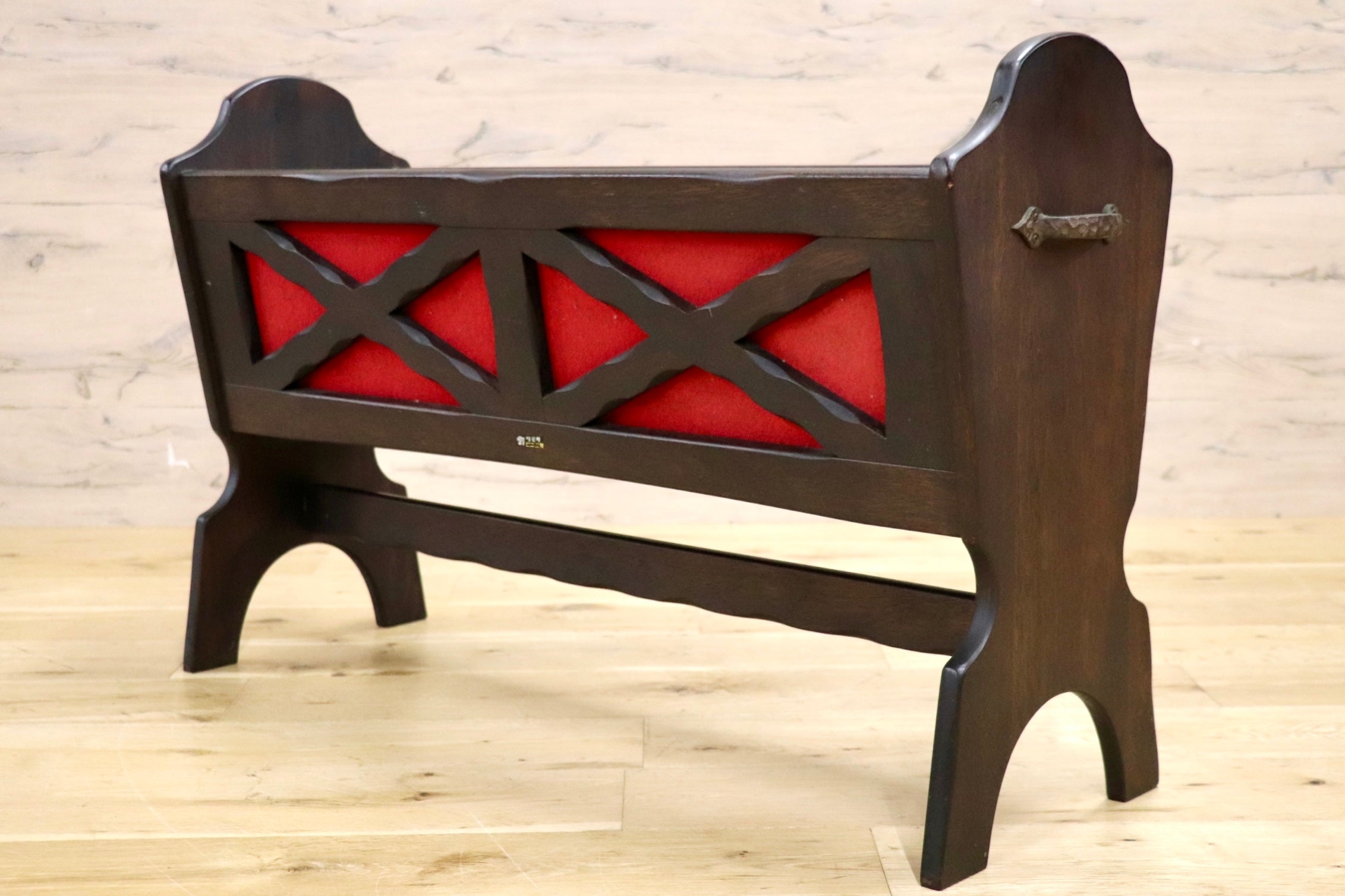 GMJH226○karimoku / カリモク オールドカリモク RUSTIC ルスティック プランター フラワースタンド 脚付き鉢カバー レトロ 国産家具