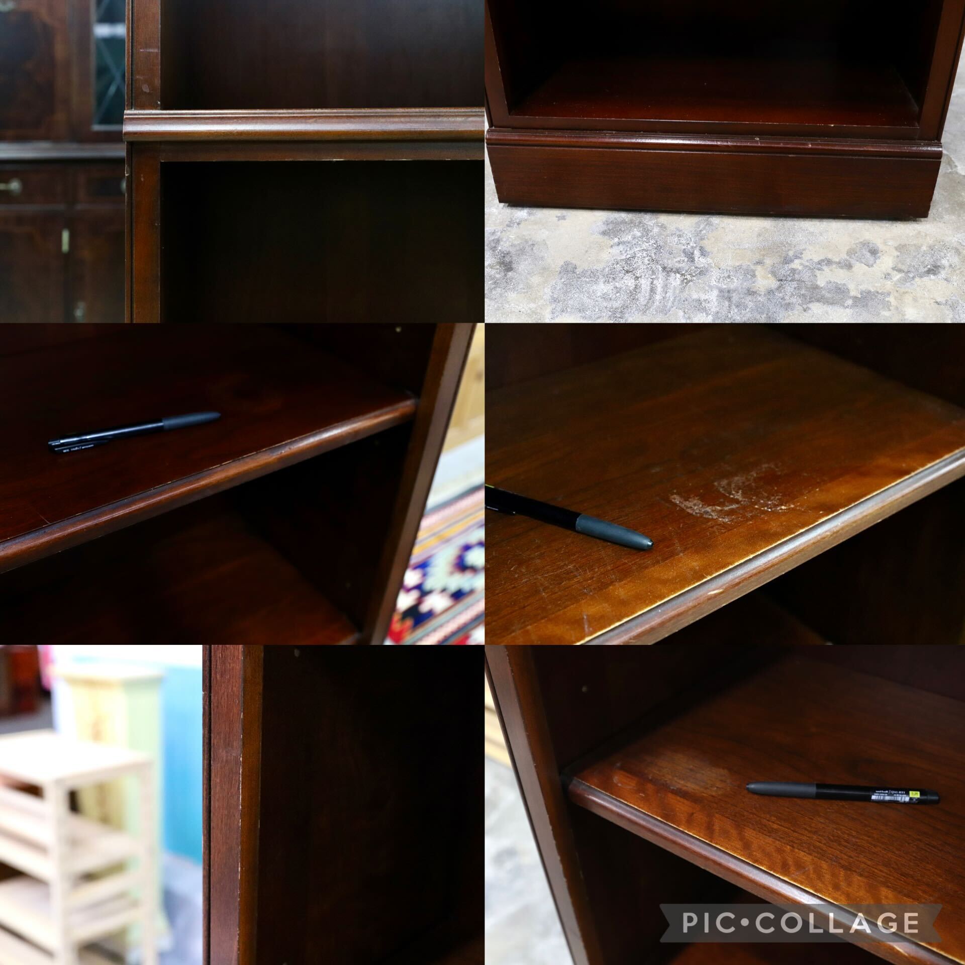 GMIK153○DREXEL HERITAGE / ドレクセルヘリテイジ ブックシェルフ ブックキャビネット 本棚 飾り棚 ラック オープンラック ヴィンテージ