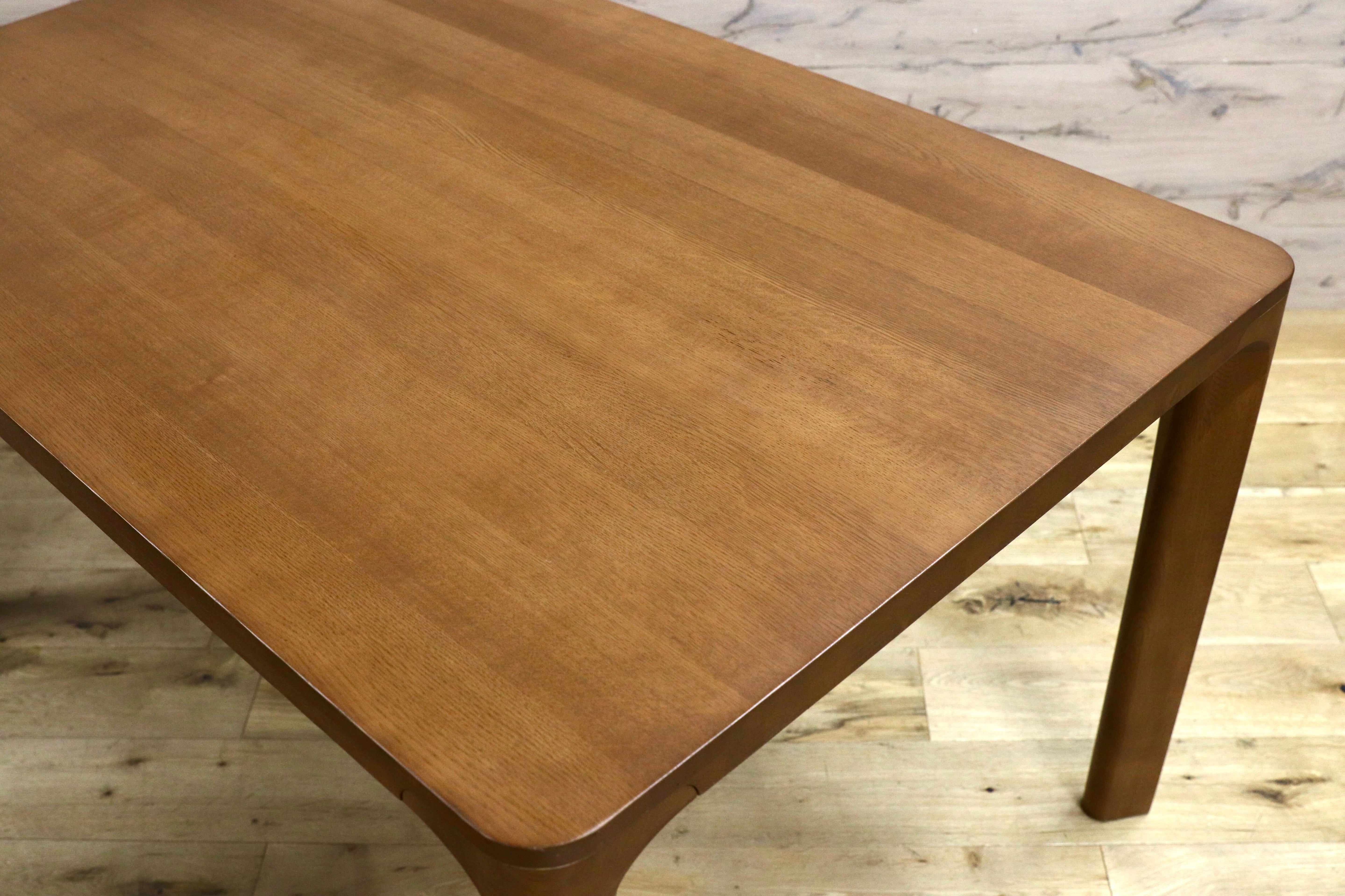 GMIK734○karimoku / カリモク DD47 ダイニングテーブル 食卓テーブル オーク材 ブラウン スタイリッシュモダン 国産家具 定価約24.6万