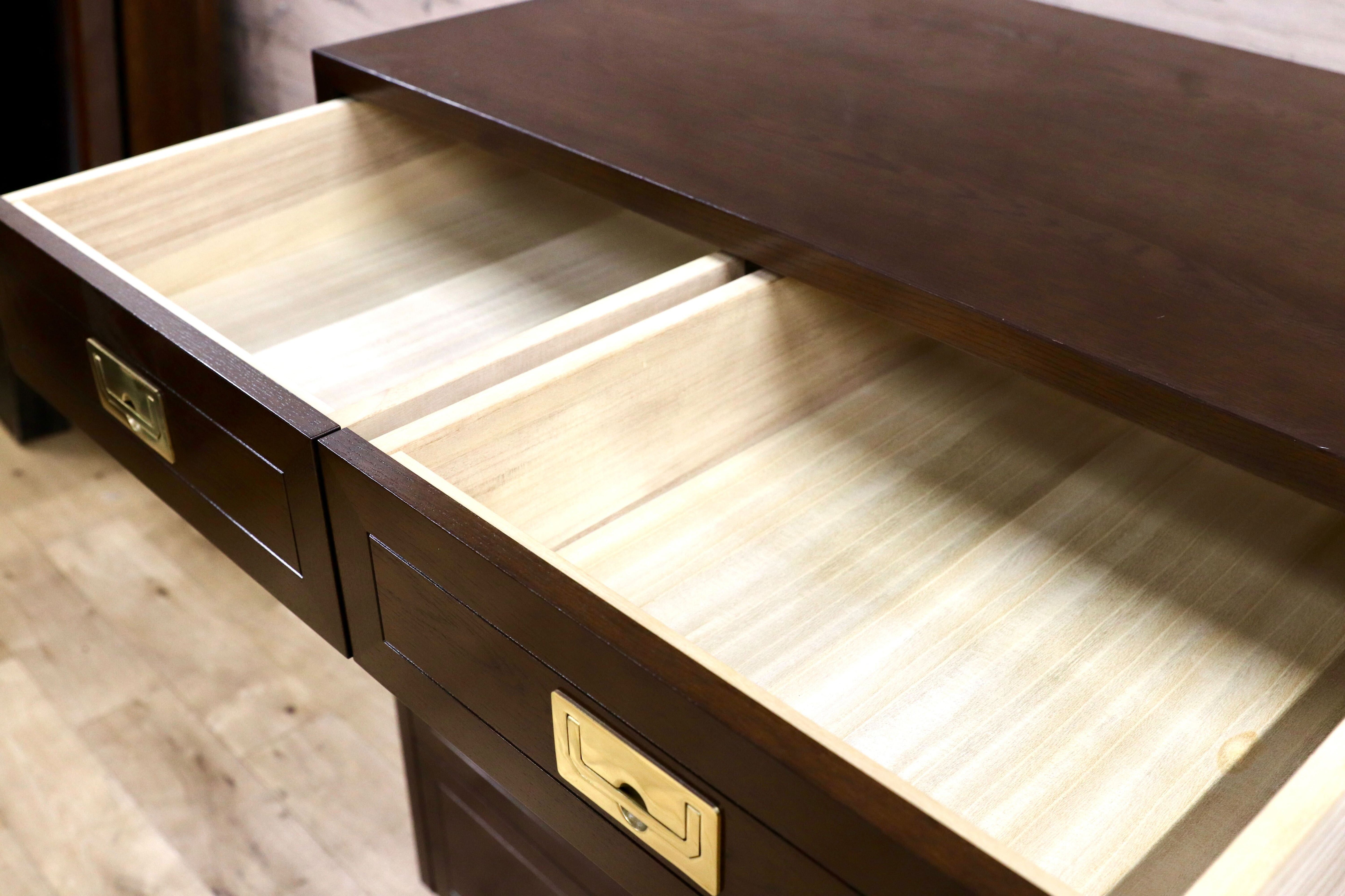 GMIK761○domani / ドマーニ Morganton モーガントン 五段 チェスト 整理箪笥 リビングボード ヒッコリーブラウン カリモク最高峰