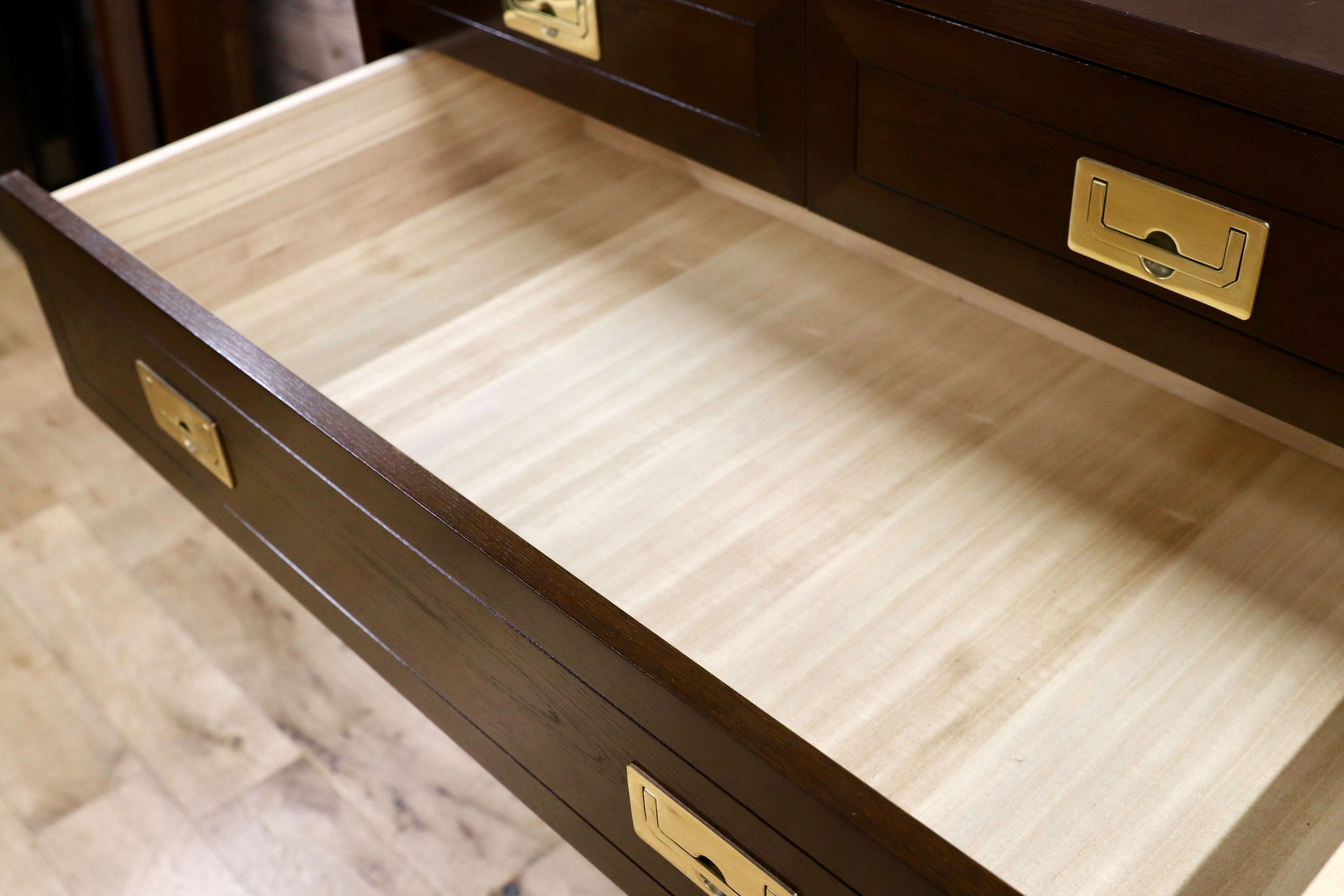 GMIK761○domani / ドマーニ Morganton モーガントン 五段 チェスト 整理箪笥 リビングボード ヒッコリーブラウン カリモク最高峰