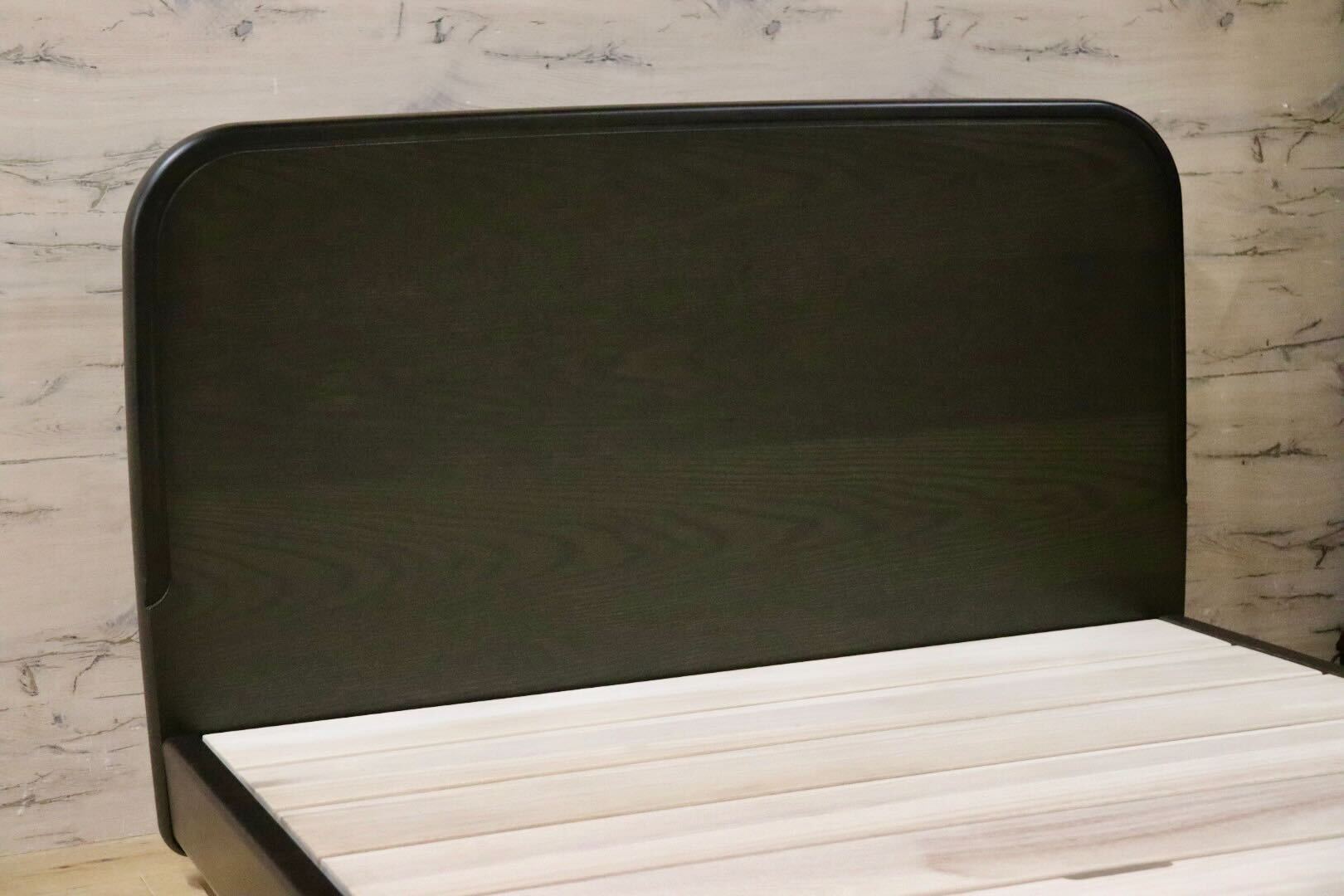 GMIH472○SIMMONS / シモンズ JA21036221 セミダブルベッド フレーム ダークブラウン ロータイプ すのこ 高さ調整 スタイリッシュ