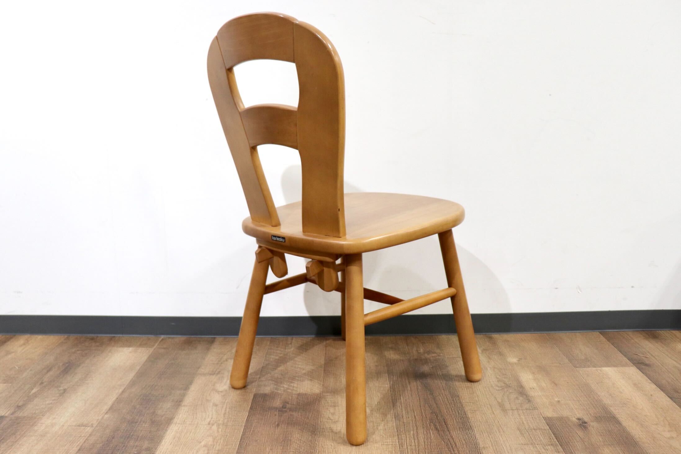 GMHH347B○karimoku / カリモク ダイニングチェア アームレスチェア 椅子 天然木 カントリー ナチュラル モダン 国産家具