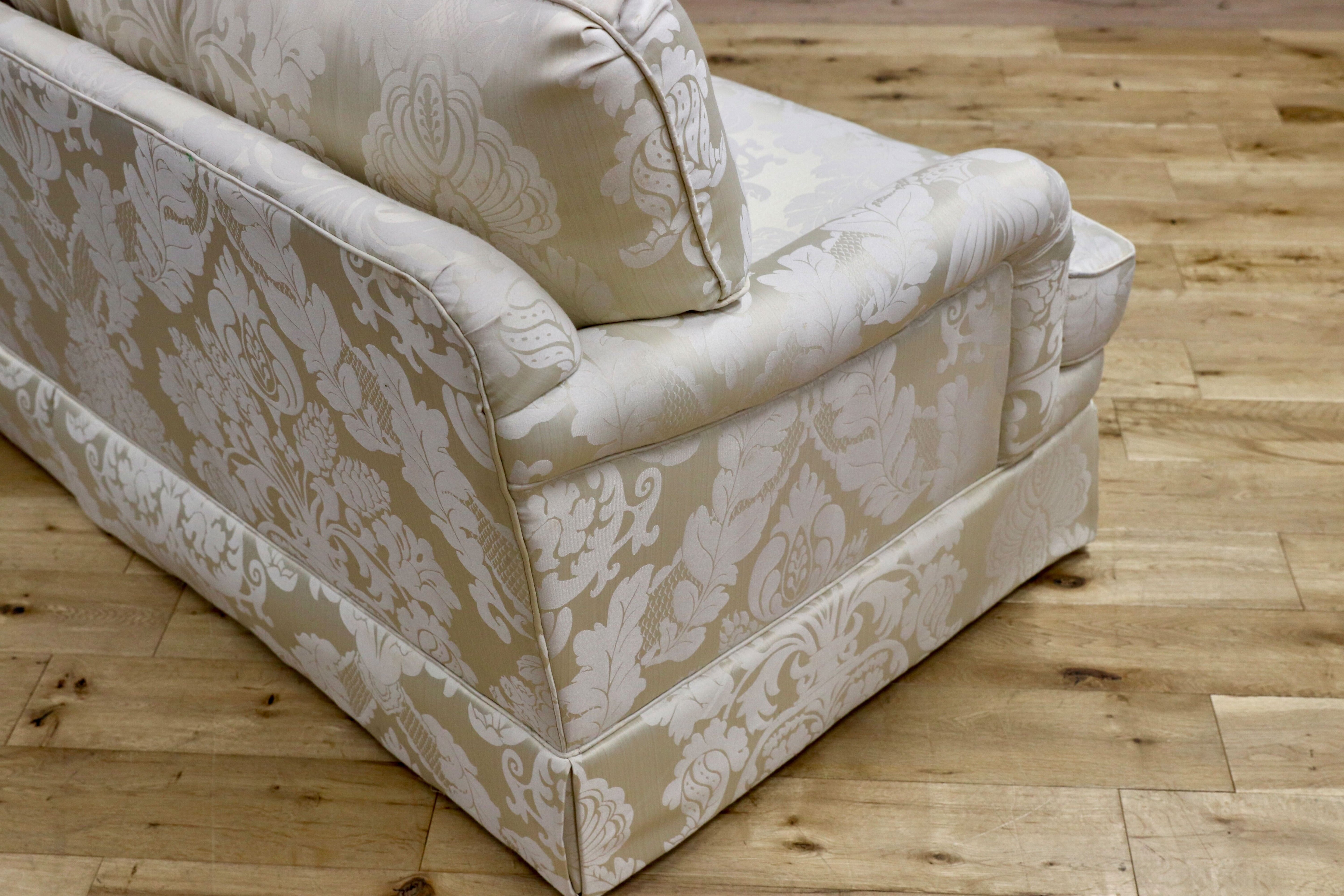 GMIK755○Thomasville / トーマスビル 2.5人掛けソファ 2人掛けワイドソファ IDC大塚家具 ホワイト アメリカ クラシック モダン