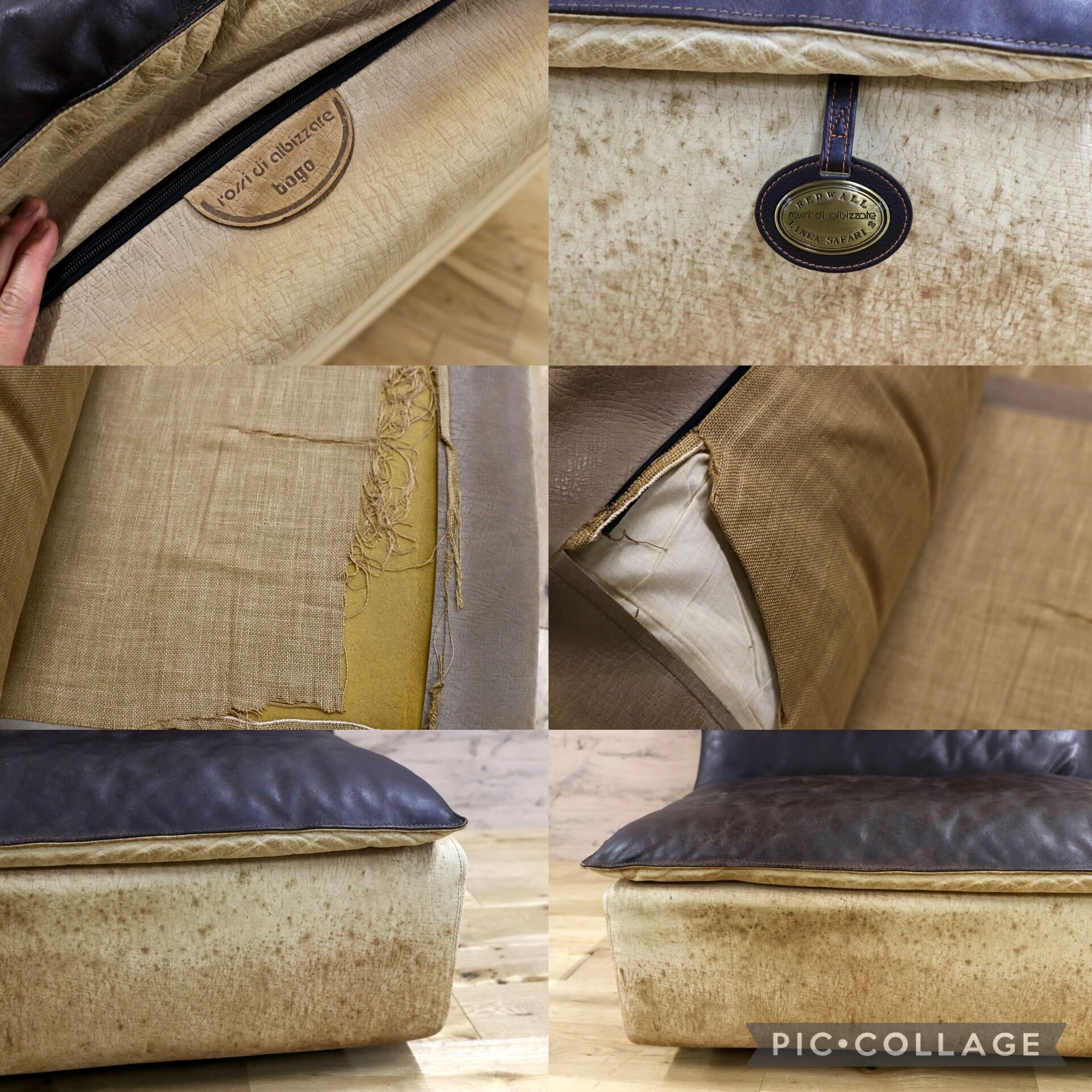 GMIK864E○rossi di albizzate / ロッシディアルビザーテ 1人掛けソファ シングルソファ 本革 ヴィンテージ イタリア 最高峰 約50万