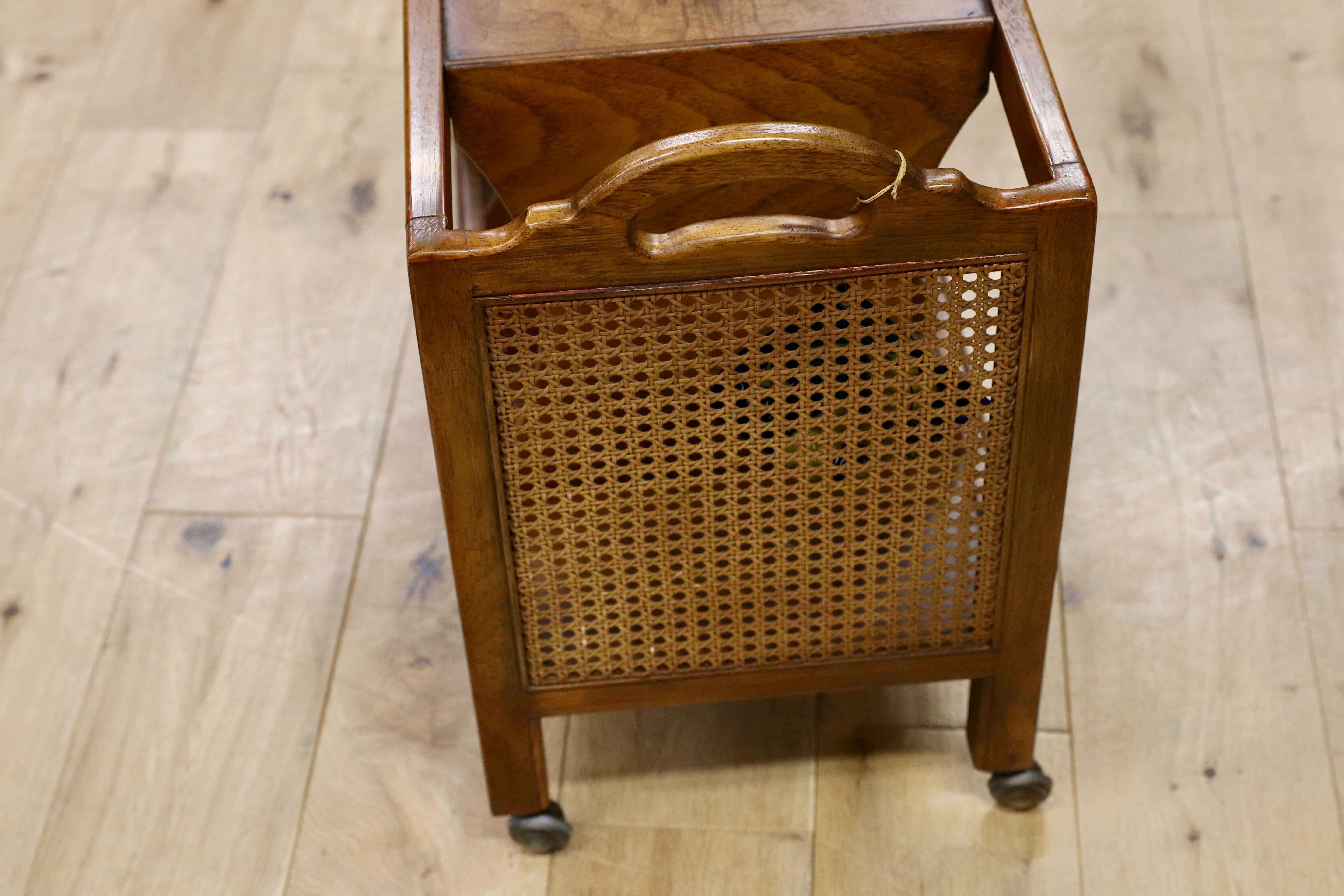 GMIS96○DREXEL HERITAGE / ドレクセルヘリテイジ エトセトラ Et Cetera マガジンラック サイドテーブル ヴィンテージ 最高級 約14万 稀少