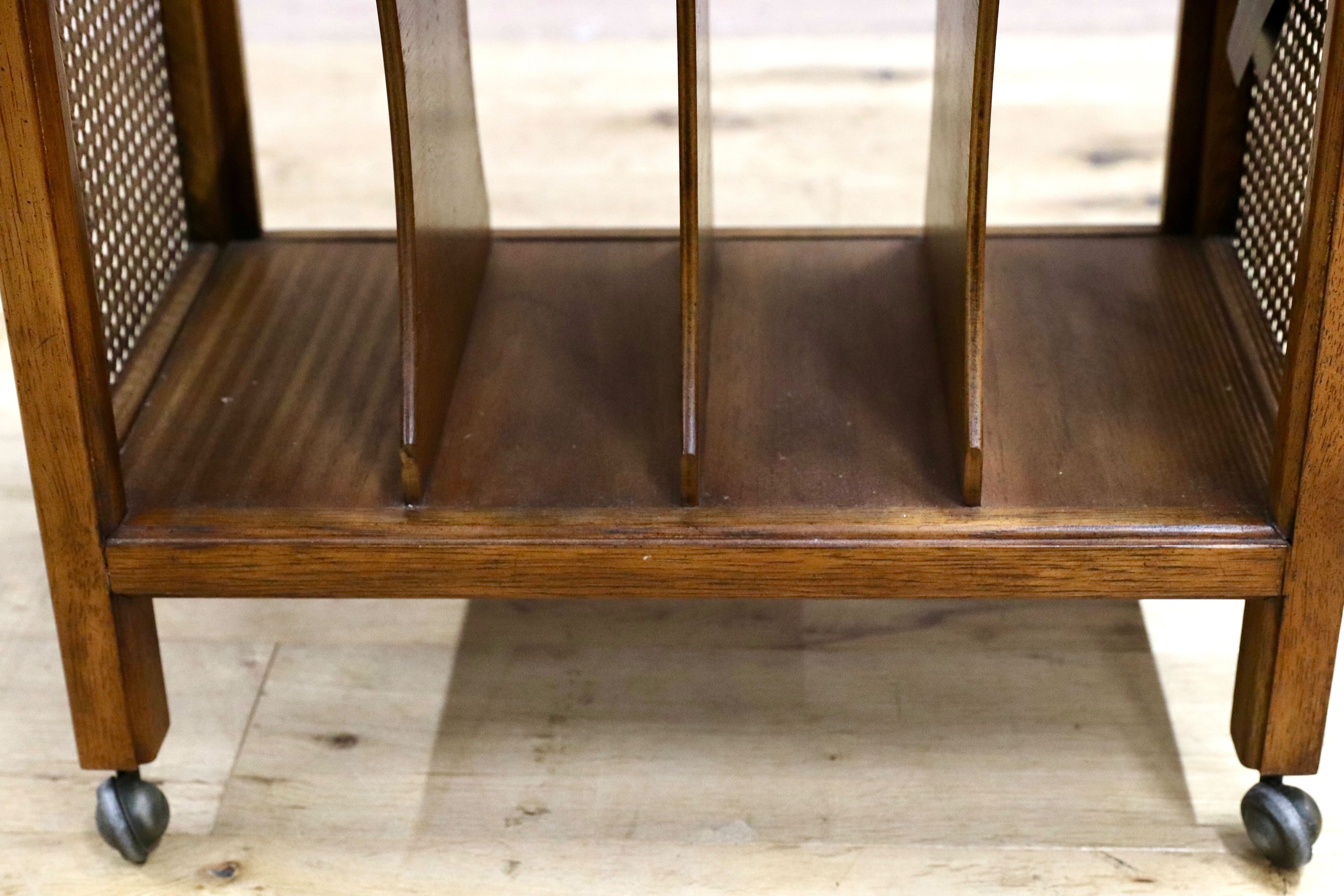 GMIS96○DREXEL HERITAGE / ドレクセルヘリテイジ エトセトラ Et Cetera マガジンラック サイドテーブル ヴィンテージ 最高級 約14万 稀少