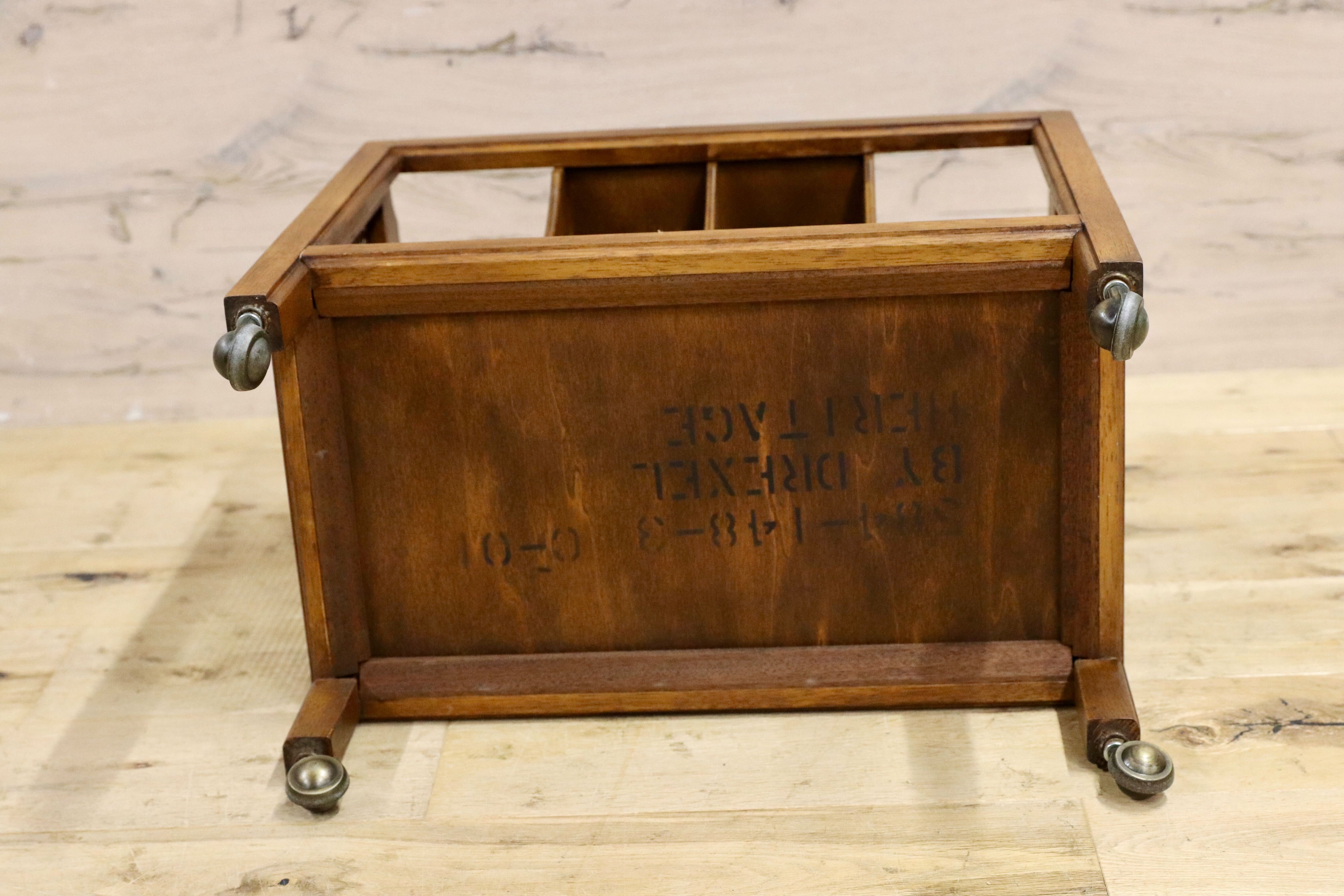 GMIS96○DREXEL HERITAGE / ドレクセルヘリテイジ エトセトラ Et Cetera マガジンラック サイドテーブル ヴィンテージ 最高級 約14万 稀少