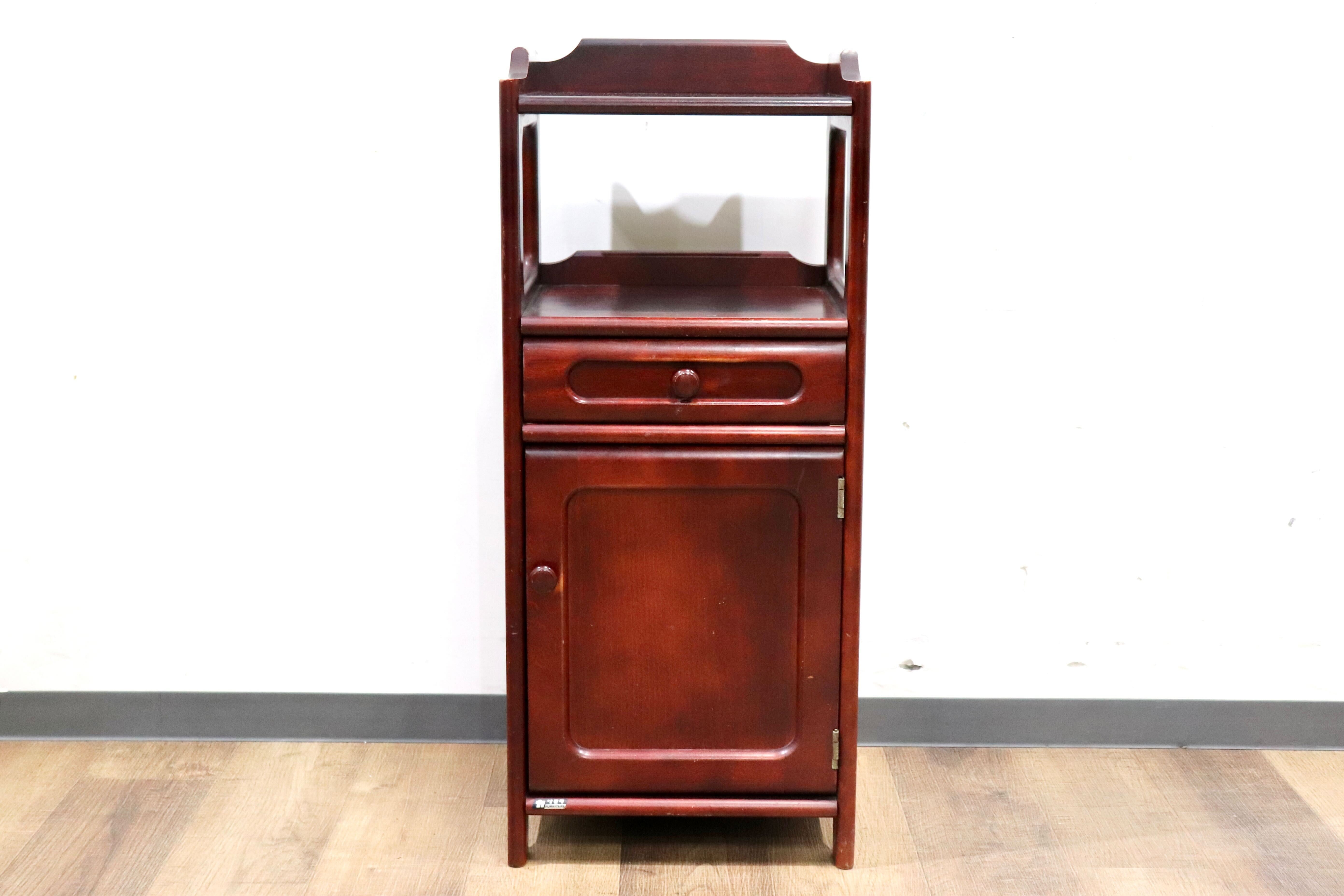 GMHH337B○karimoku / カリモク 電話台 FAX台 花台 飾り棚 花梨 唐木  