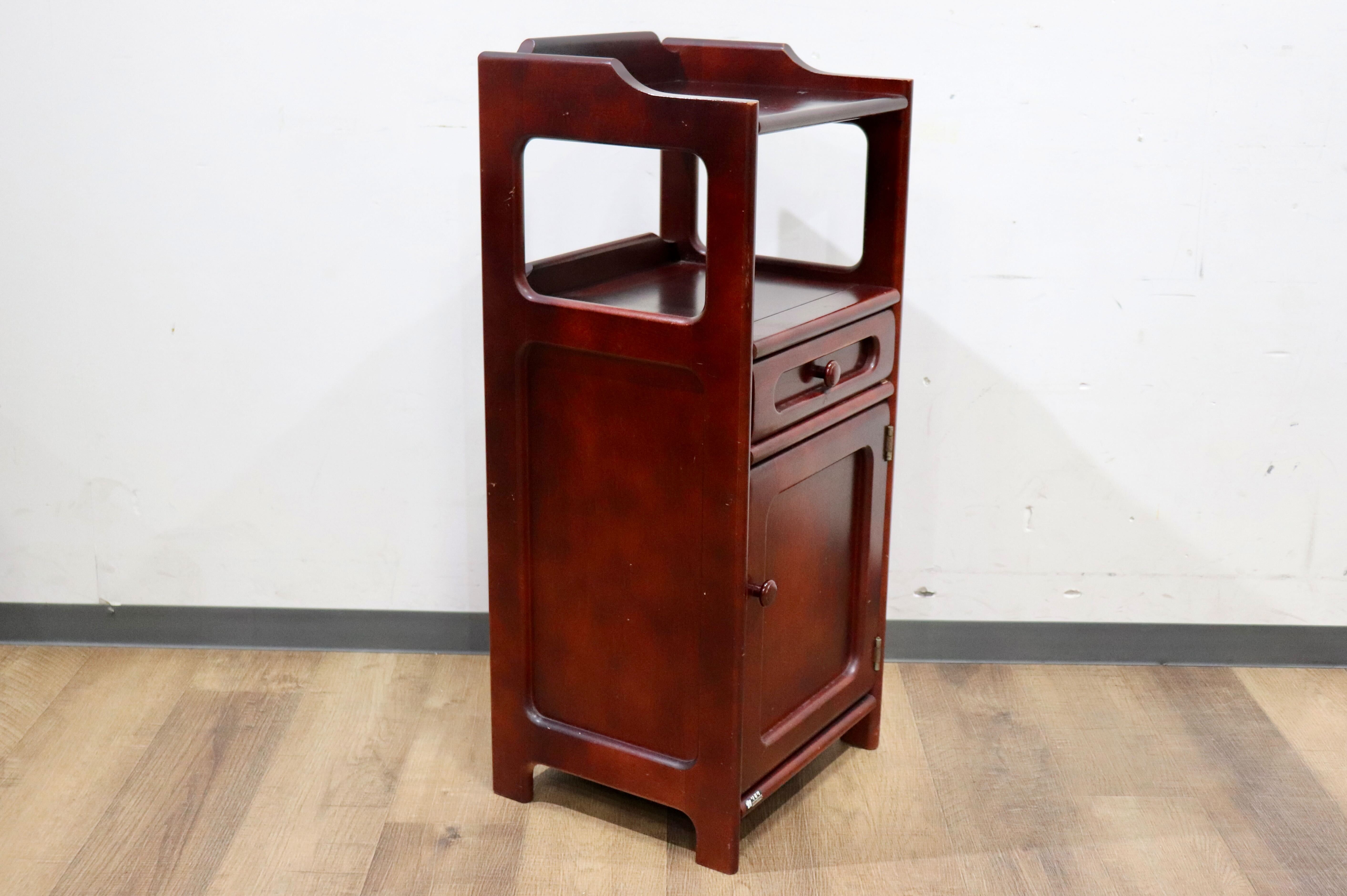 GMHH337B○karimoku / カリモク 電話台 FAX台 花台 飾り棚 花梨 唐木  