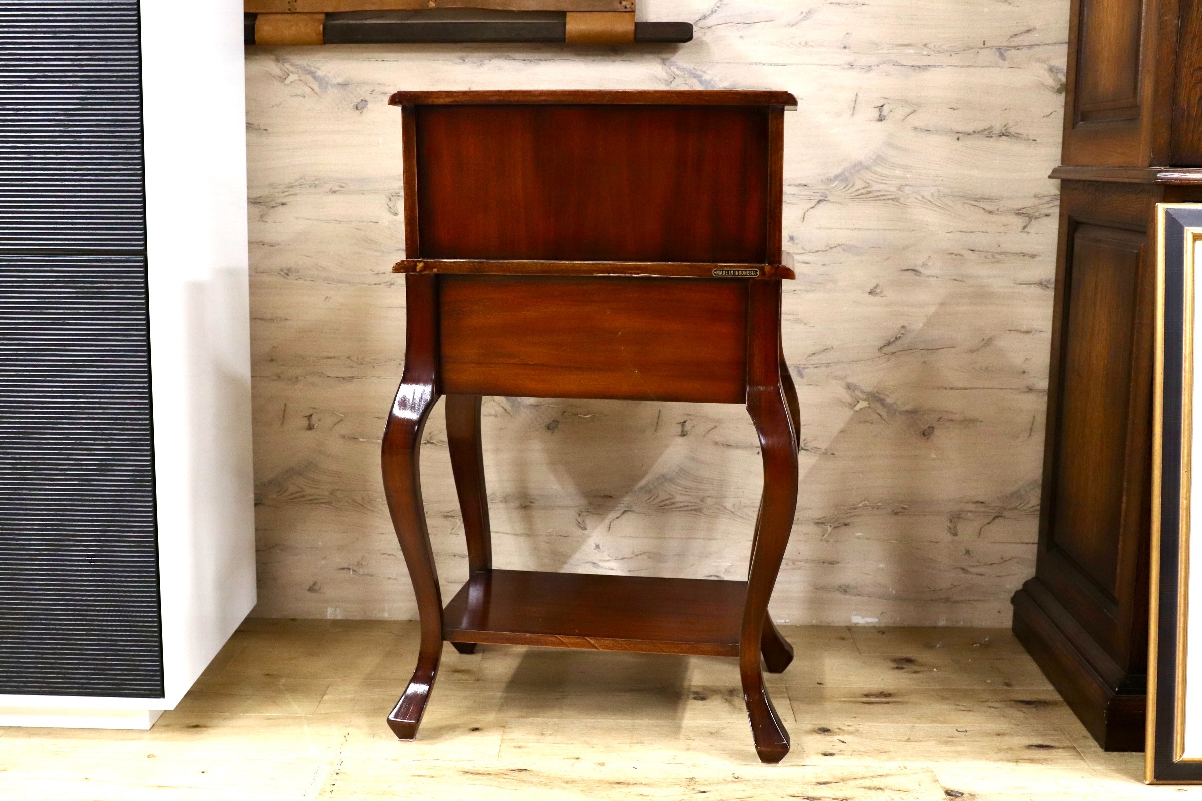 GMJH45○VENECHIA ベネシア マホガニー材 ミニデスク コンソール 猫脚 クラシカル家具