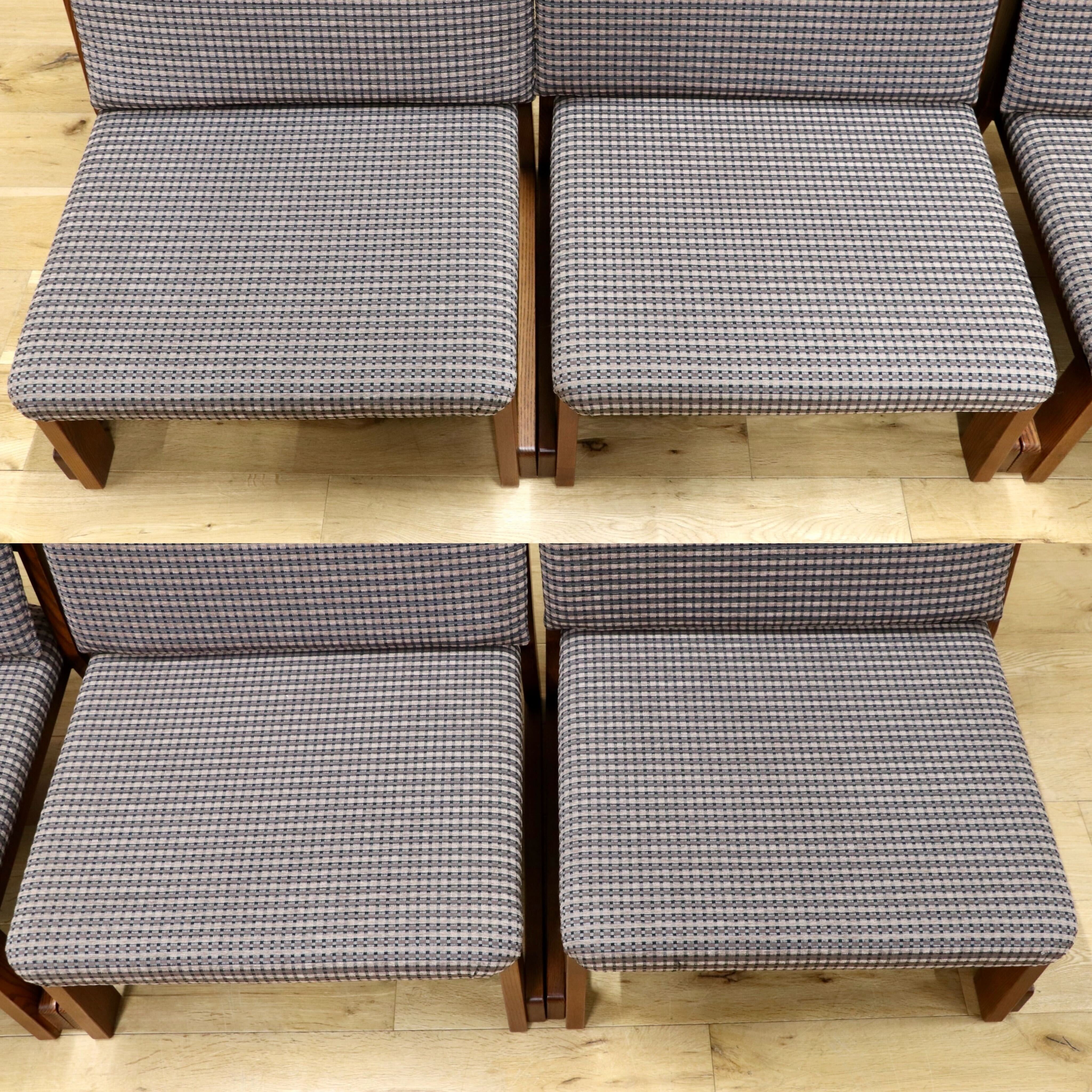 GMIH491B○シンプルモダン スタッキング ローチェア 4脚セット ラウンジチェア 座椅子 ファブリック 和室 座敷 和モダン 北欧